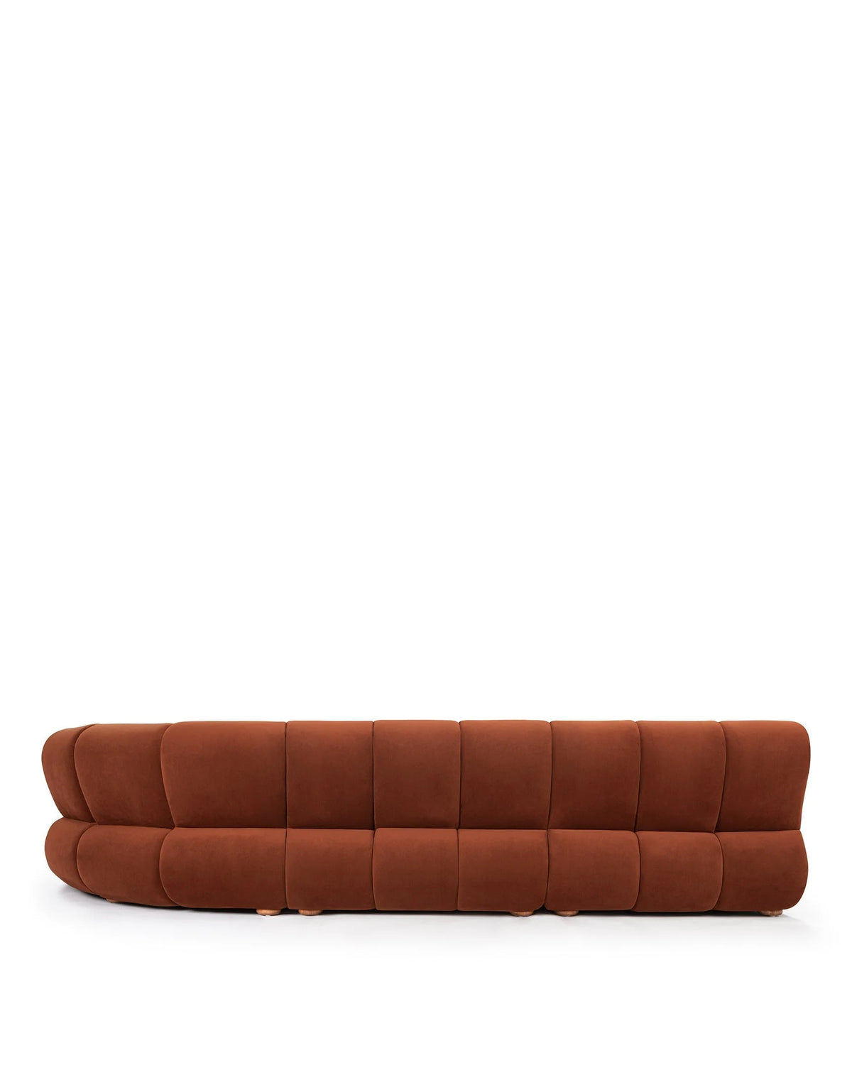 Rivage™ large right-corner sectional | walnut detail - sectionals rivage | sofa | madorne