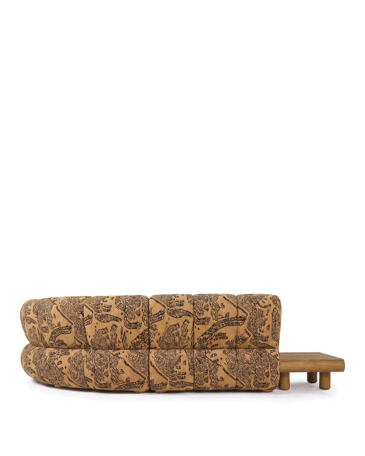 Rivage™ right-corner sectional | walnut detail - sectionals rivage | sofa | madorne