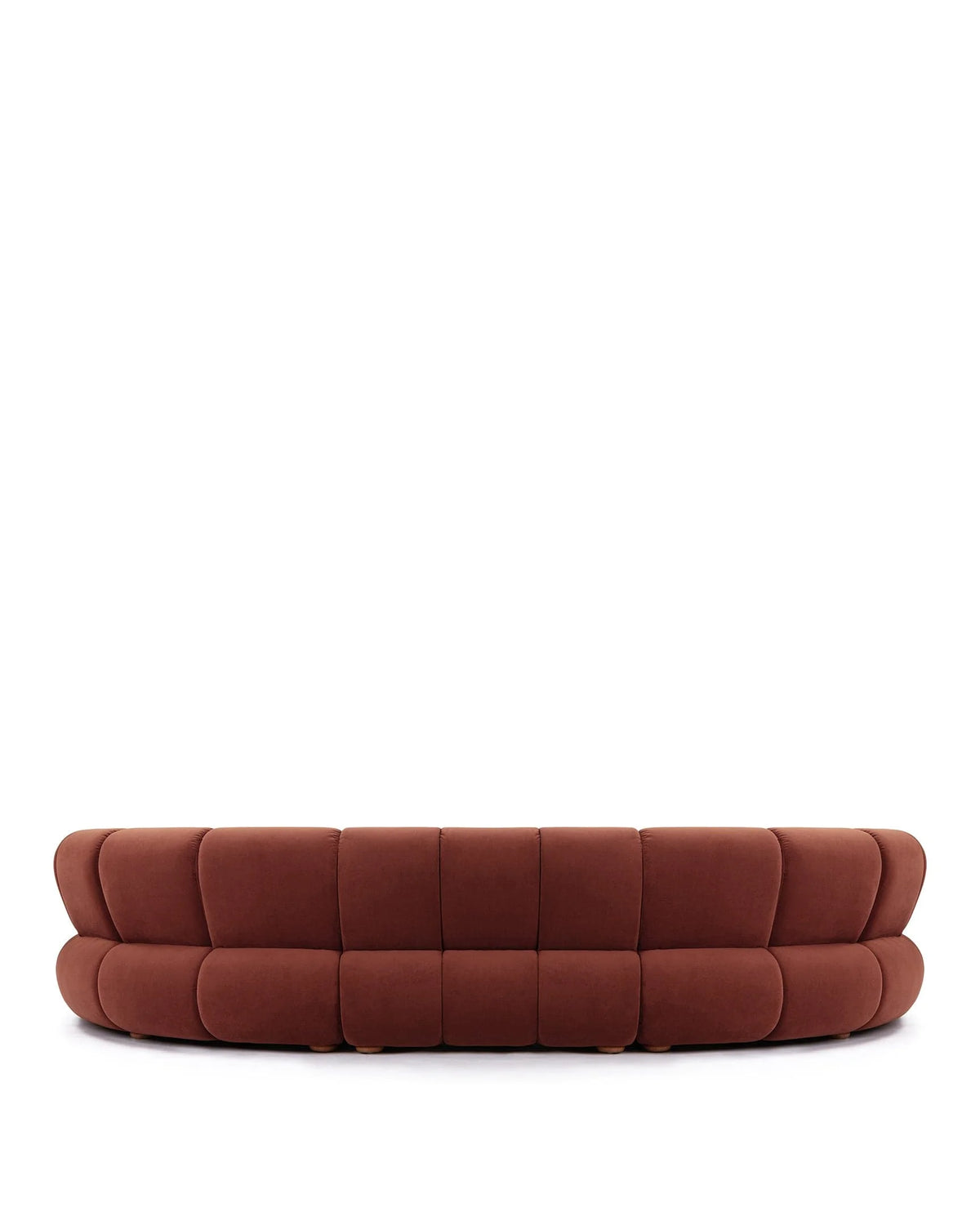 Rivage™ six-seater sectional | walnut detail - 4+ seaters rivage | sofa | madorne