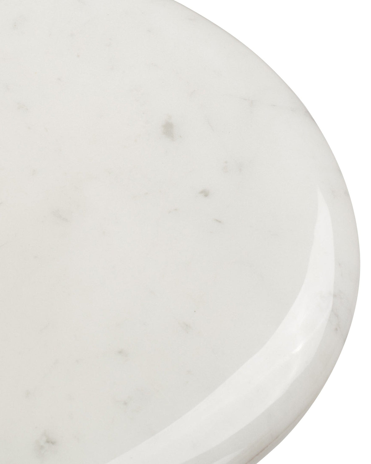 Rocca duo™ side table | white marble and walnut - tables duo | modern | madorne