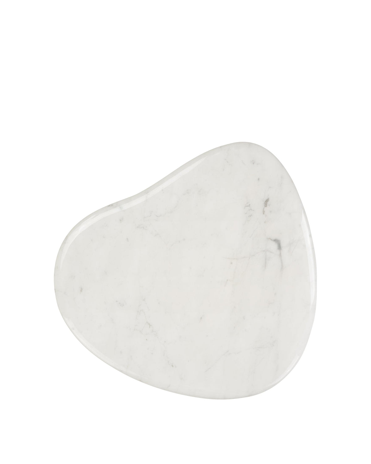 Rocca duo™ side table | white marble and walnut - tables duo | modern | madorne