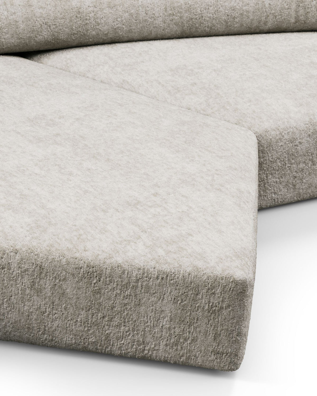 Rockscape 04™ five-seater sofa | dove chenille - five seat sectional / textured - sectionals 04 | madorne