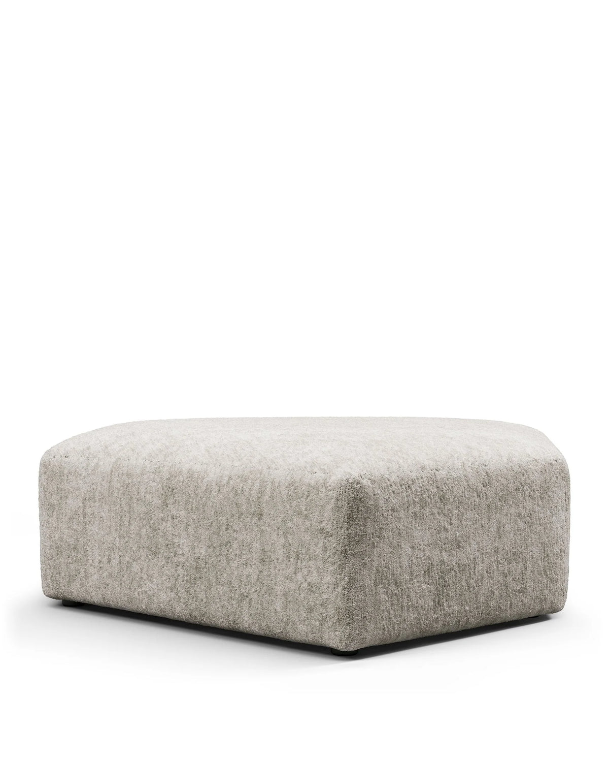 Rockscape 04™ module seat section 3 | soft textured chenille - dove - modules 04 | designer modular sofa el...