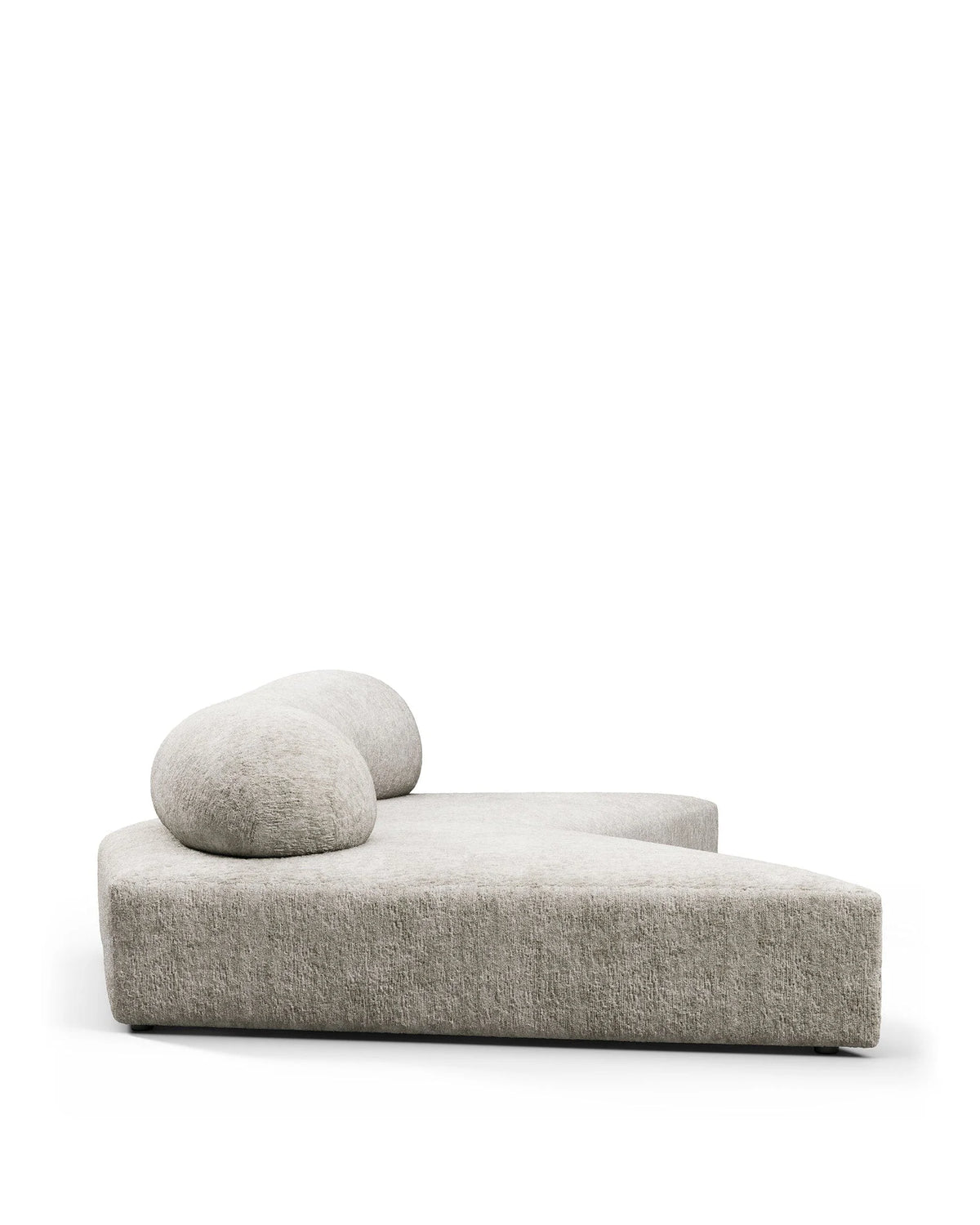 Rockscape 04™ sofa small | dove textured chenille - sectional / sectionals 04 | madorne