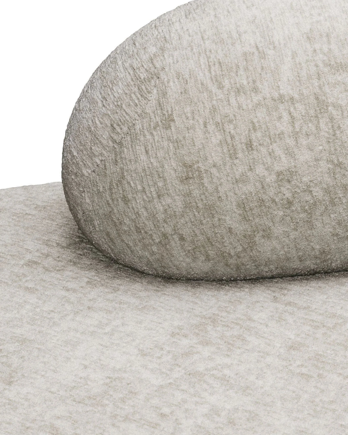 Rockscape 04™ sofa three seater left | dove textured chenille - 3 seaters 04 | designer three-seater...