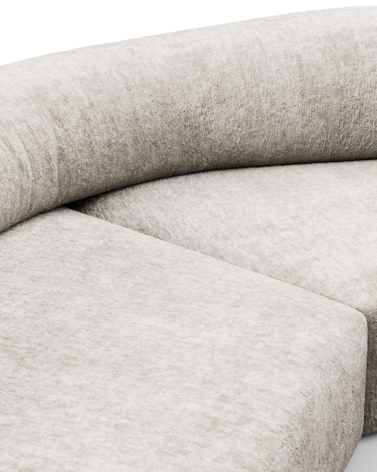 Rockscape 04™ u-shaped sofa | dove chenille - u-shape sectional / textured - sectionals 04 | madorne