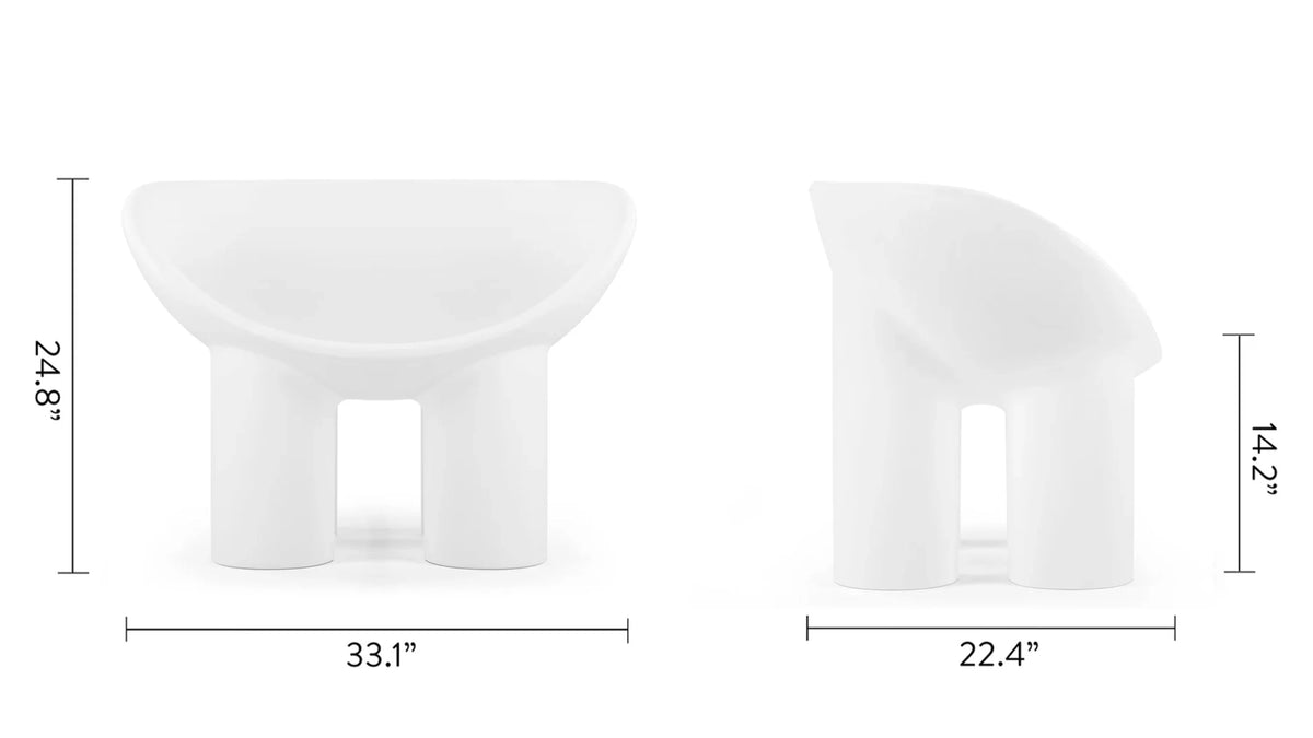 Roly 14™ outdoor chair | molded shell - dining chairs 14 | madorne