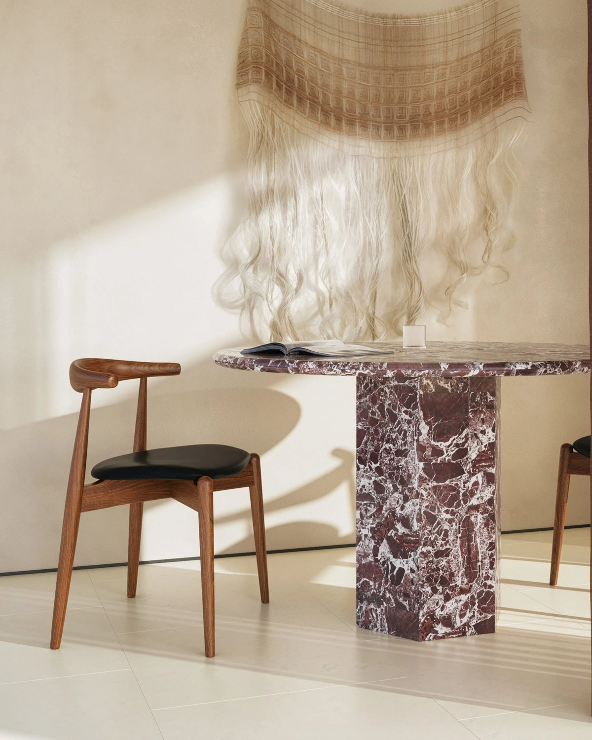 Sagan 47™ round dining table | sculptural pedestal - tables epic table-inspired | madorne