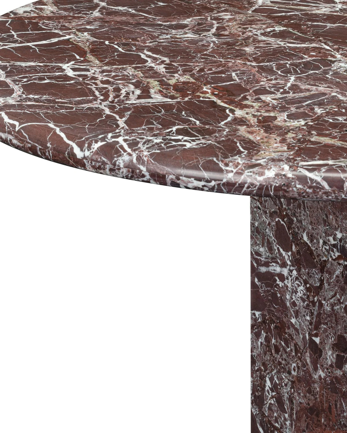 Sagan 47™ round dining table | sculptural pedestal - tables epic table-inspired | madorne