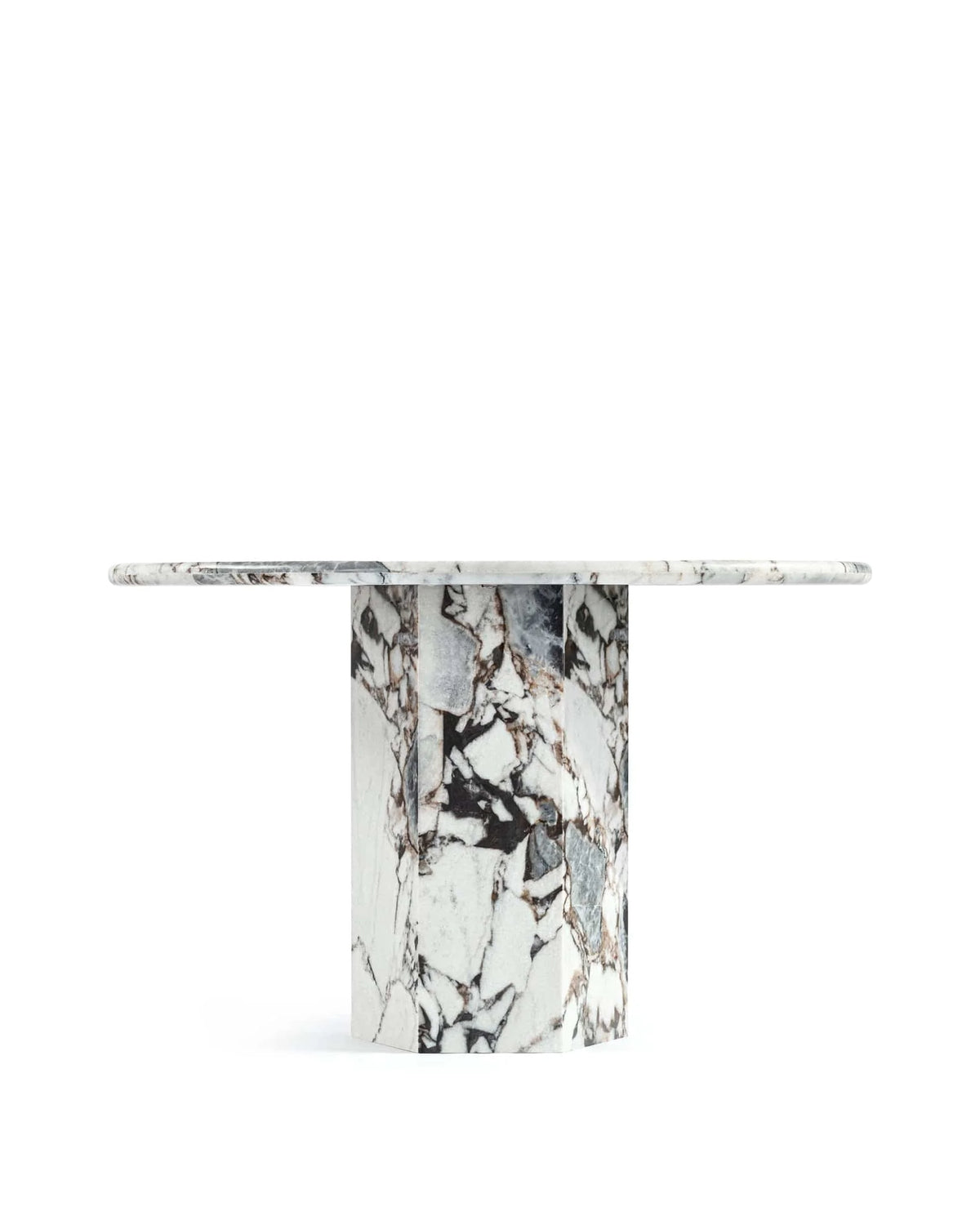 Sagan 47™ round dining table | sculptural pedestal - tables epic table-inspired | madorne