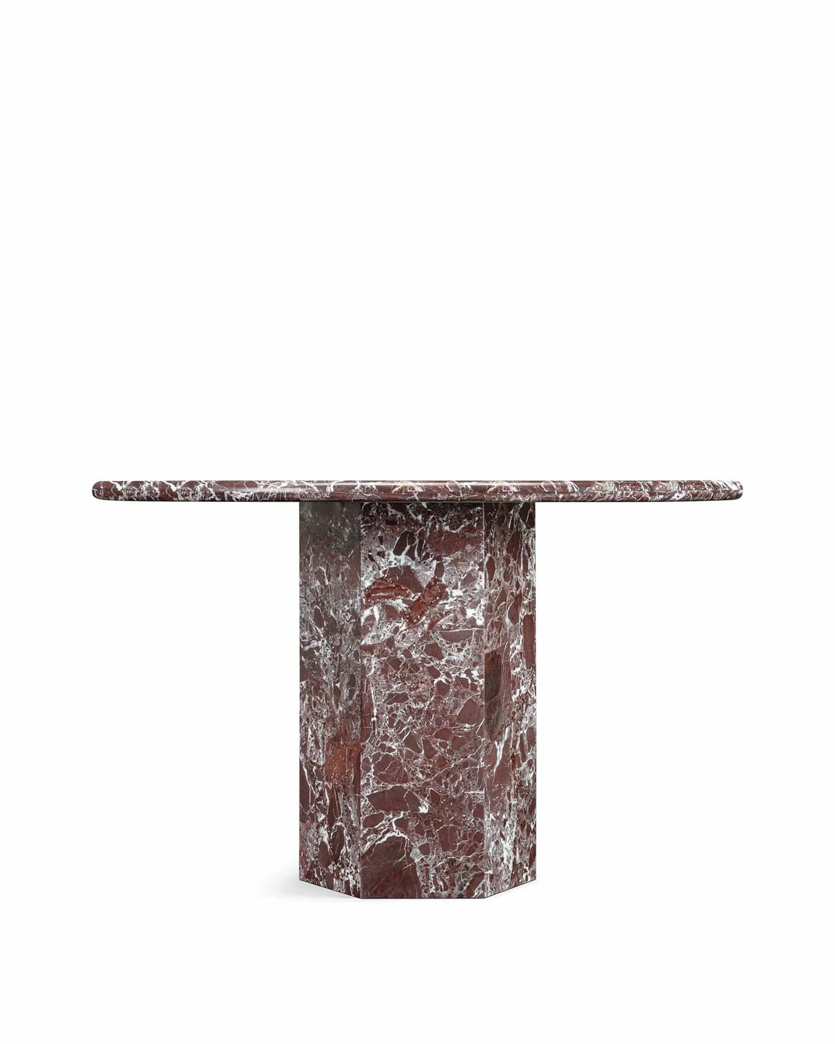 Sagan 47™ round dining table | sculptural pedestal - tables epic table-inspired | madorne