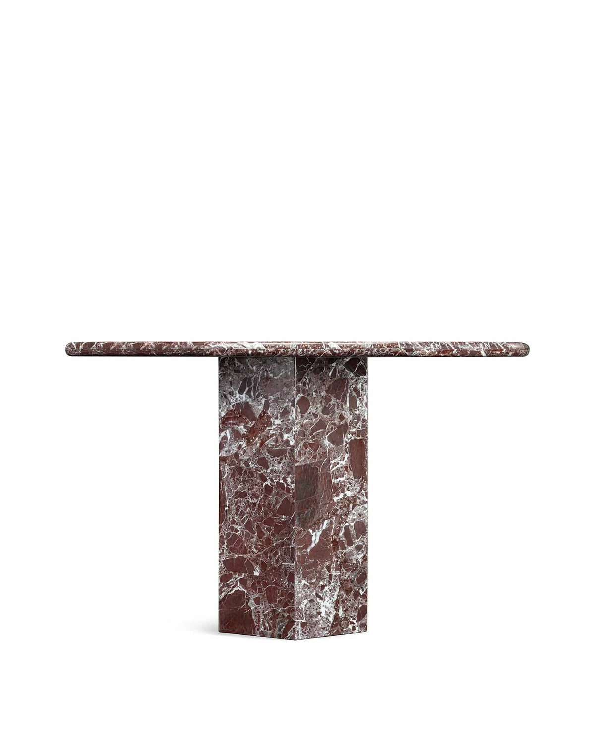 Sagan 47™ round dining table | sculptural pedestal - tables epic table-inspired | madorne