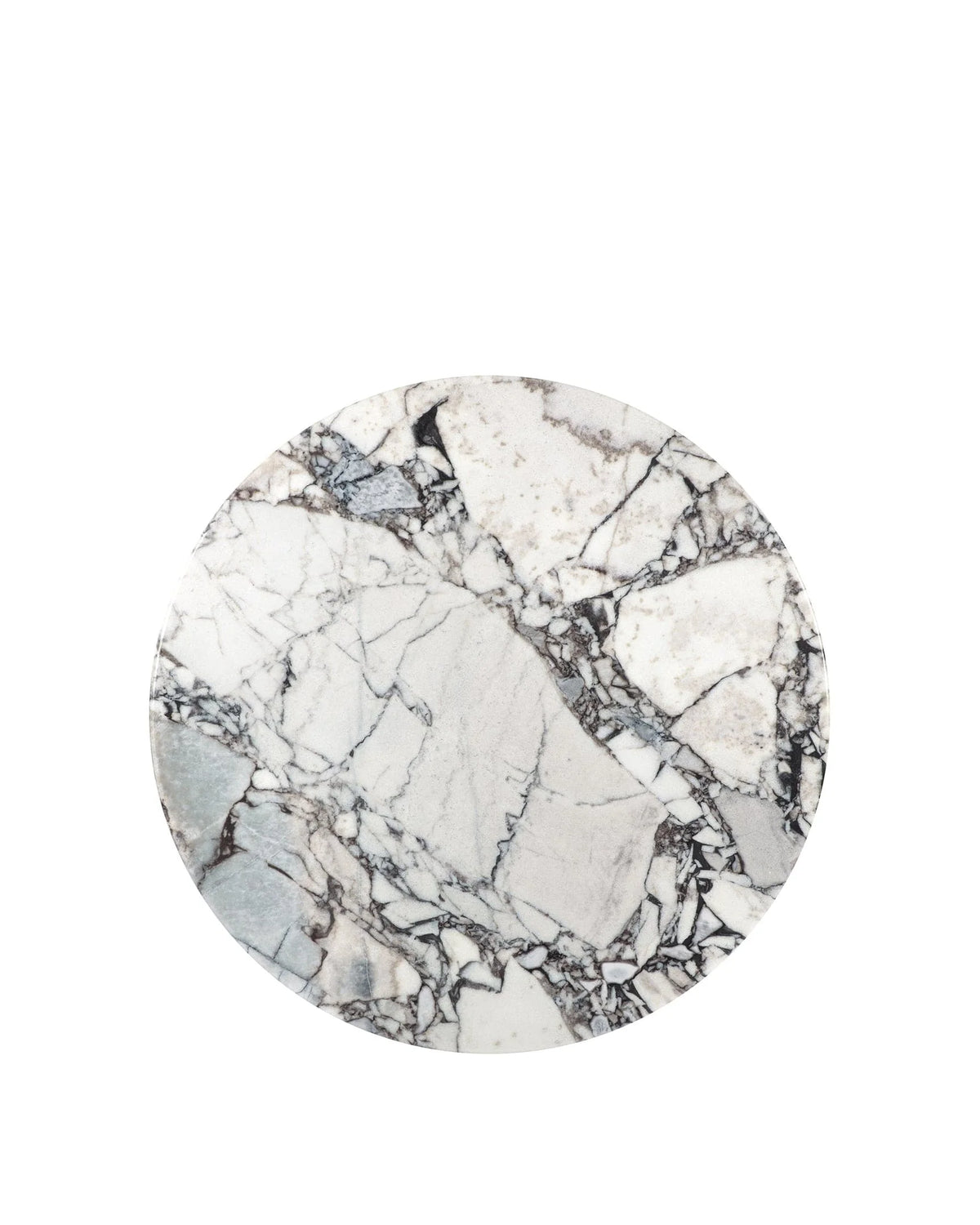 Sagan 55™ round dining table | travertine pedestal - tables epic table-inspired | madorne