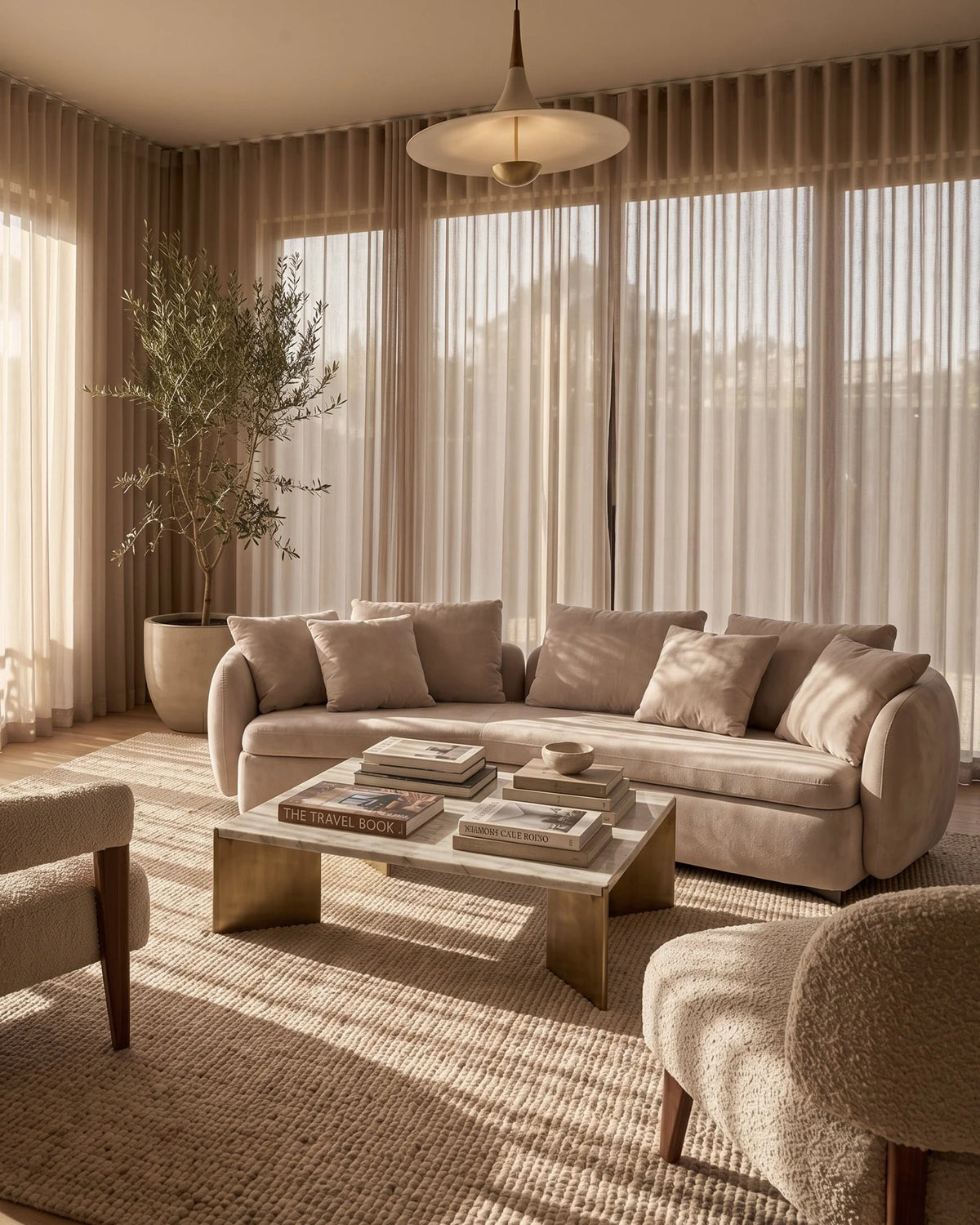 Saint-Gera 19™ Three-Seater Sofa | Oat Chenille