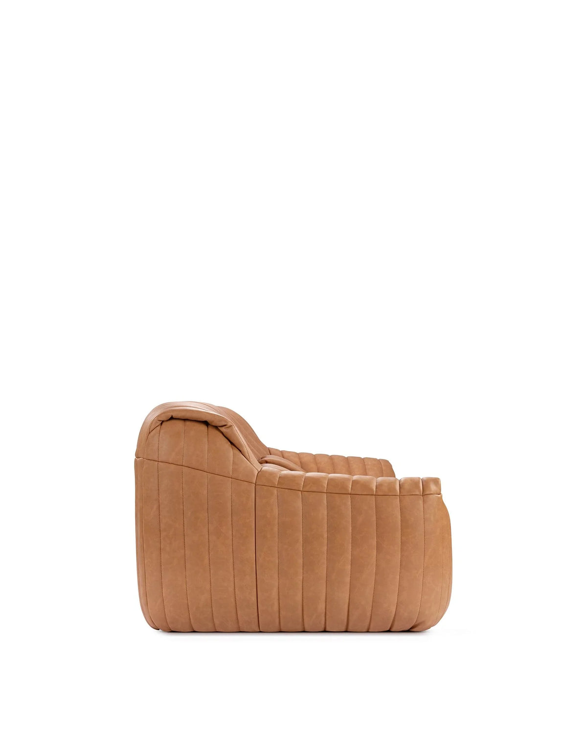 Sander 76™ three seater sofa | tan vegan leather - 3 seaters 76 inspired by sandra three-seater