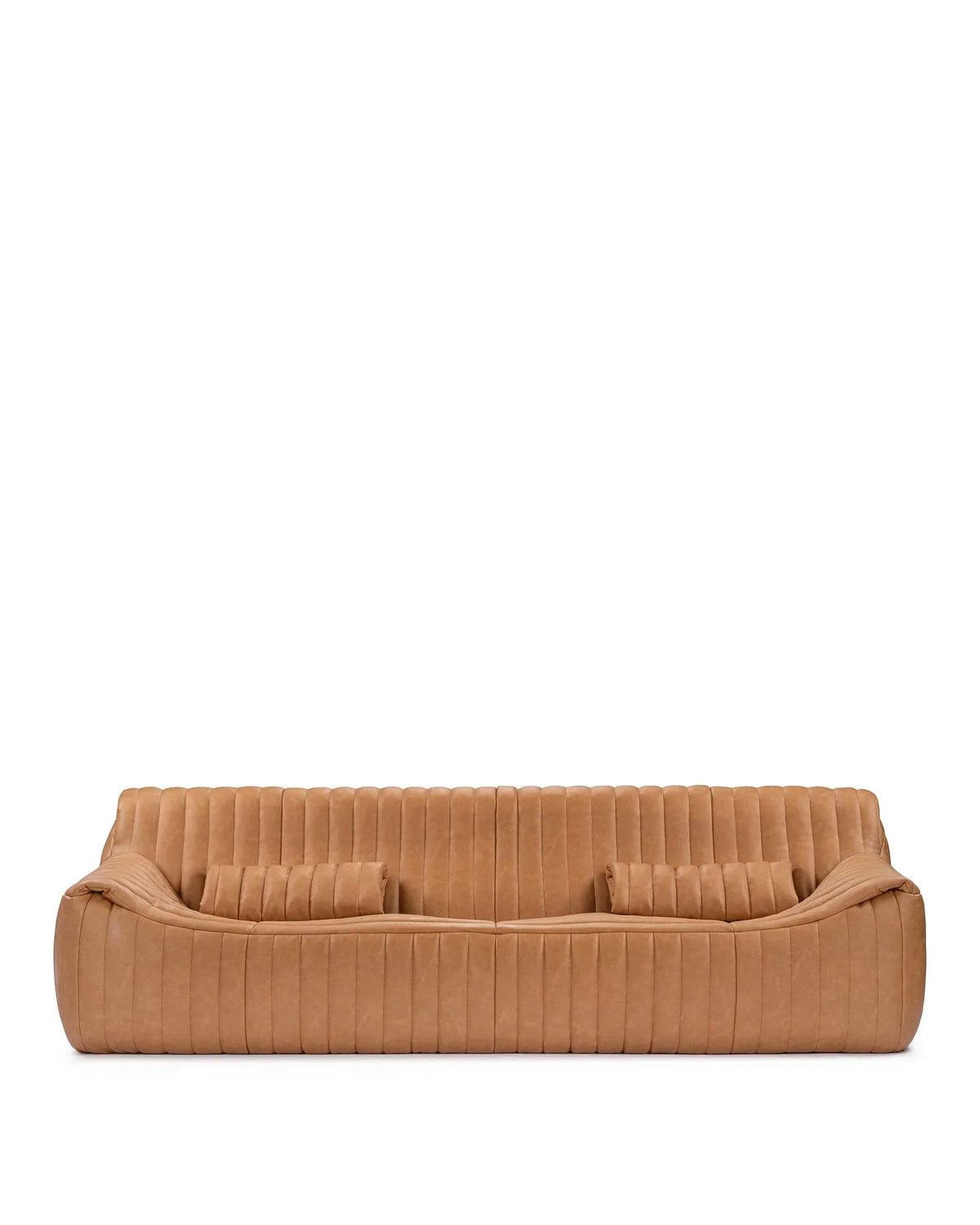 Sander 76™ three seater sofa | tan vegan leather - 3 seaters 76 inspired by sandra three-seater