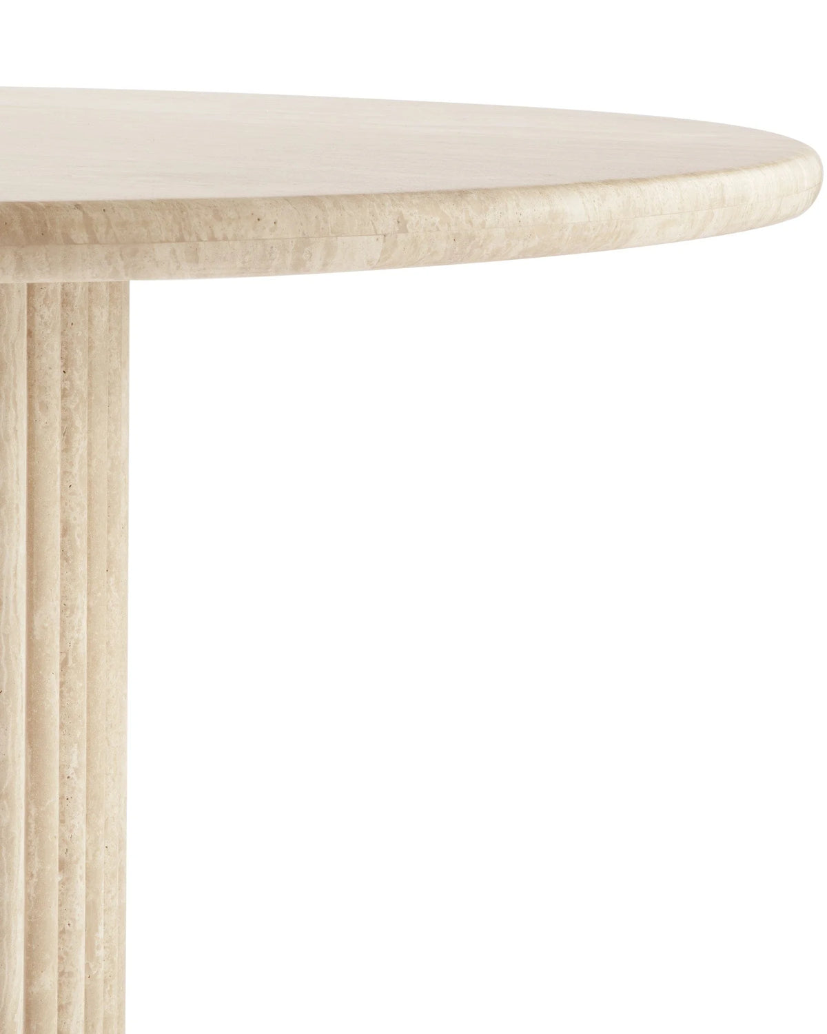 Saturne 47™ round dining table | fluted pedestal - tables 47 | designer | madorne