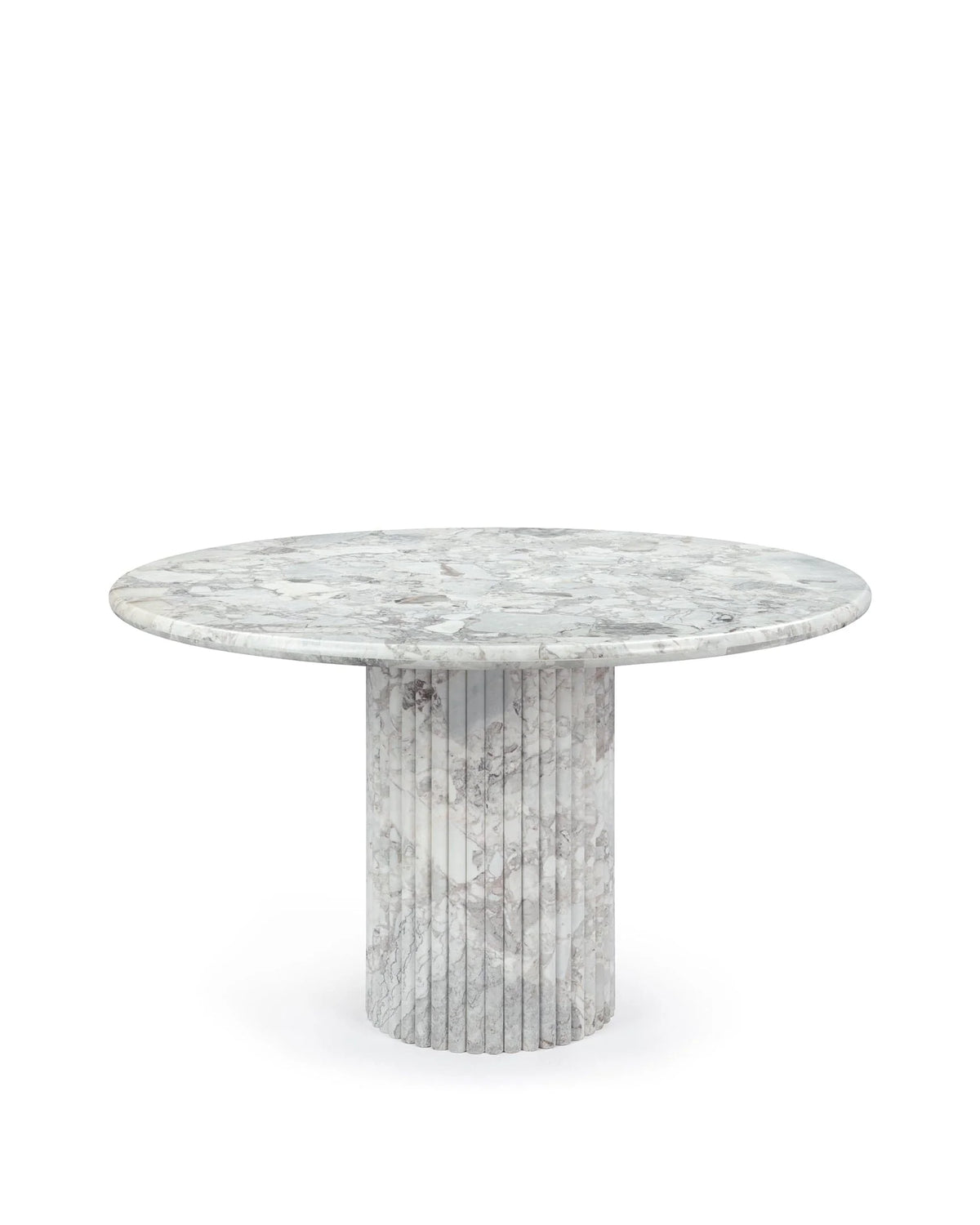 Saturne 47™ round dining table | fluted pedestal - tables 47 | designer | madorne