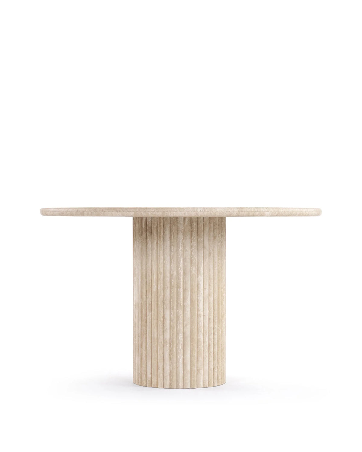 Saturne 47™ round dining table | fluted pedestal - tables 47 | designer | madorne