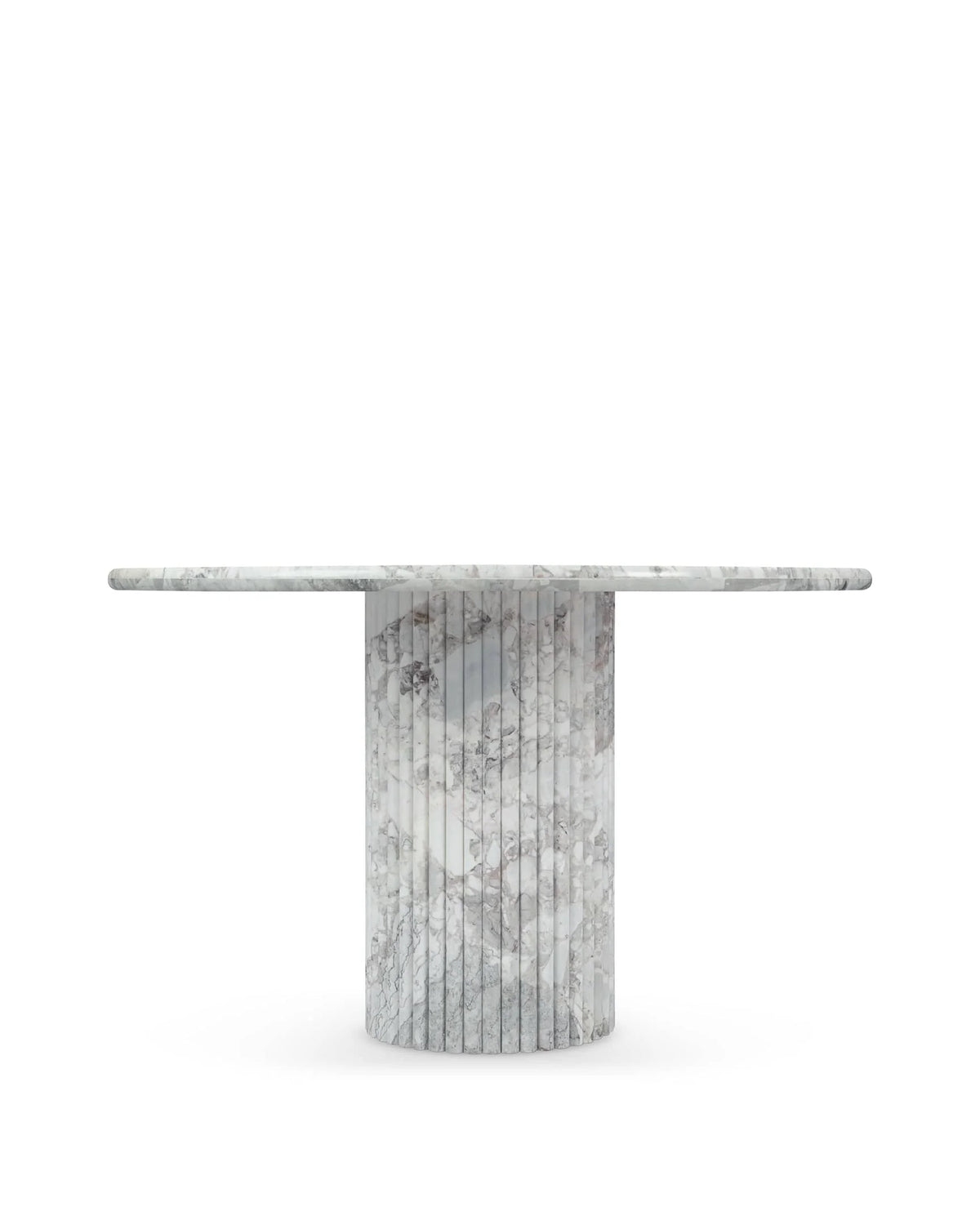 Saturne 47™ round dining table | fluted pedestal - tables 47 | designer | madorne