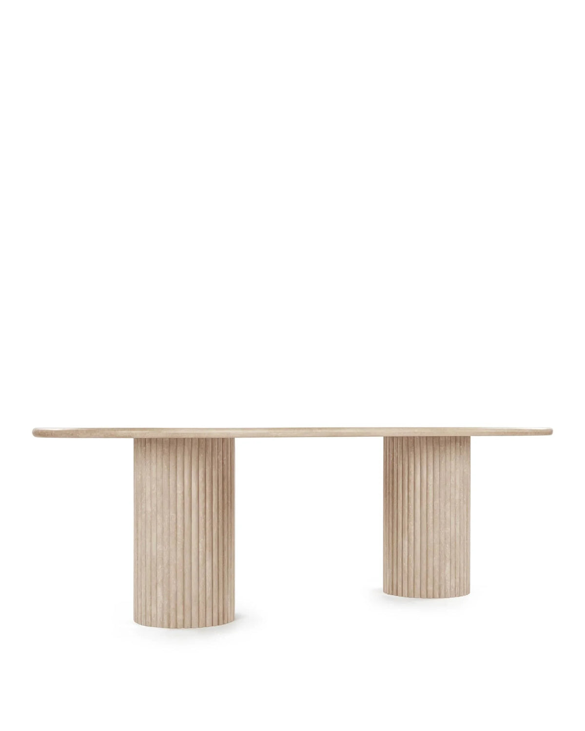 Saturne 98™ oval dining table | natural marble - tables 98 | madorne