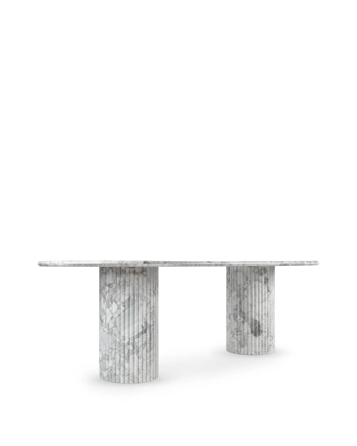 Saturne 98™ oval dining table | natural marble - tables 98 | madorne