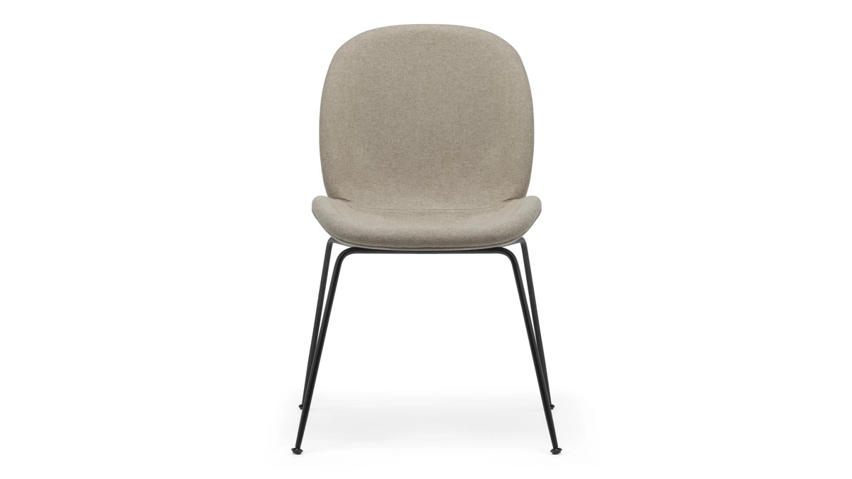 Scarab 13™ dining chair | upholstered shell - biscotti brushed weave - chairs 13 | designer | madorne