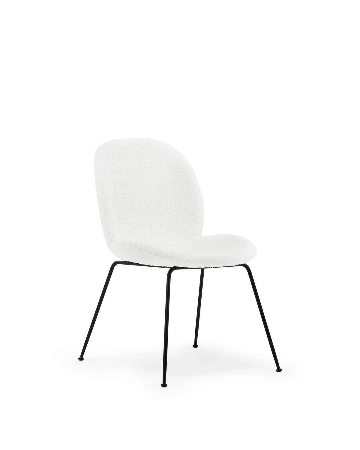 Scarab 13™ dining chair | upholstered shell - pearl boucle - chairs 13 | designer | madorne