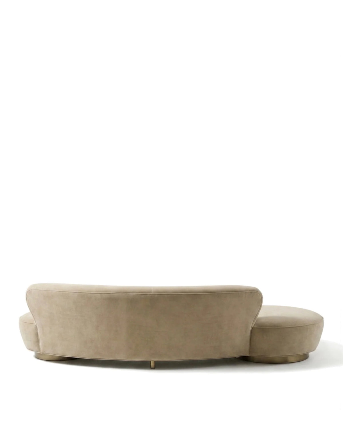 Serein curve™ three-seater sofa | asymmetric form - 3 seaters serpentine sofa-inspired | madorne