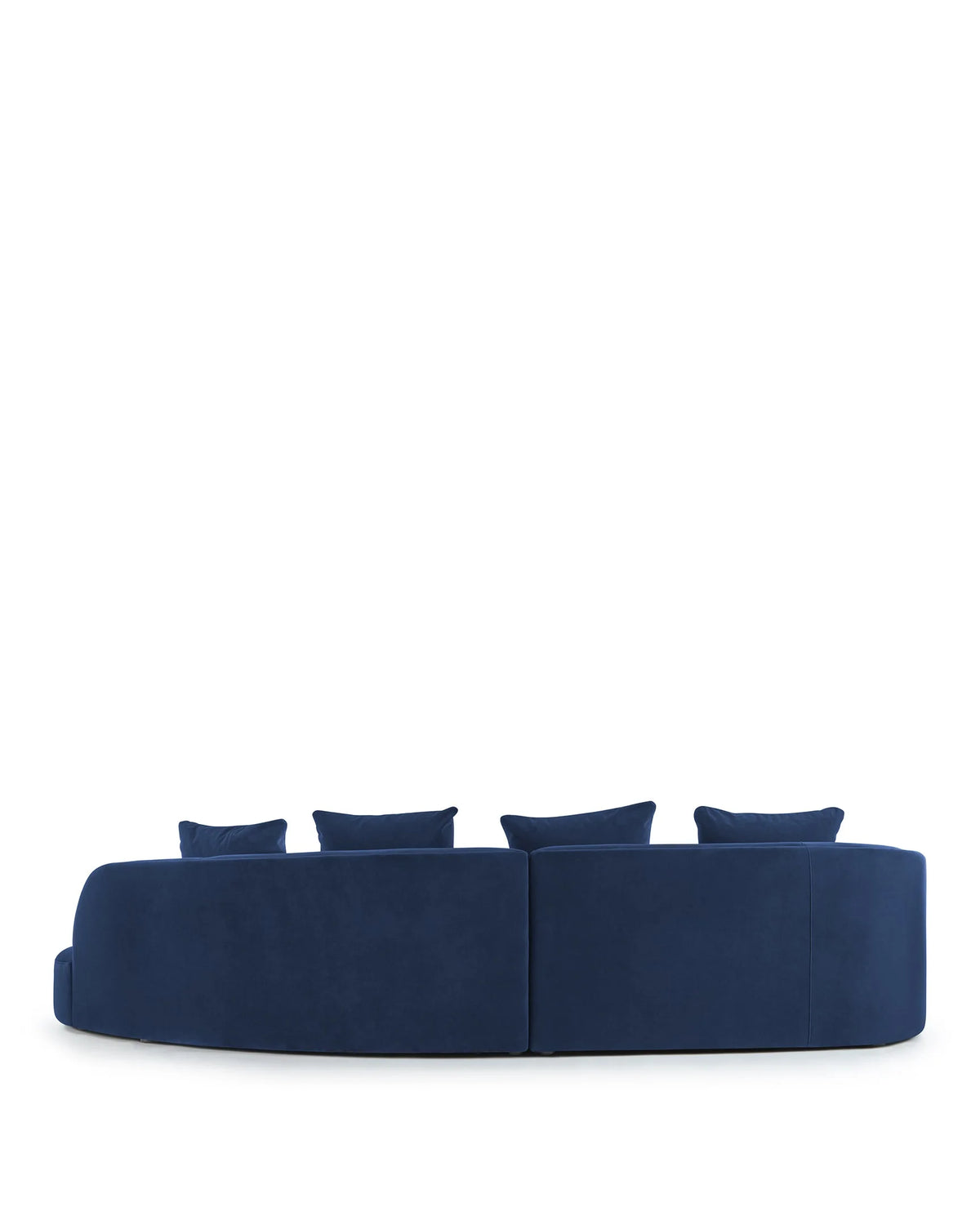 Serein curve™ three-seater sofa | asymmetric form - 3 seaters serpentine sofa-inspired | madorne