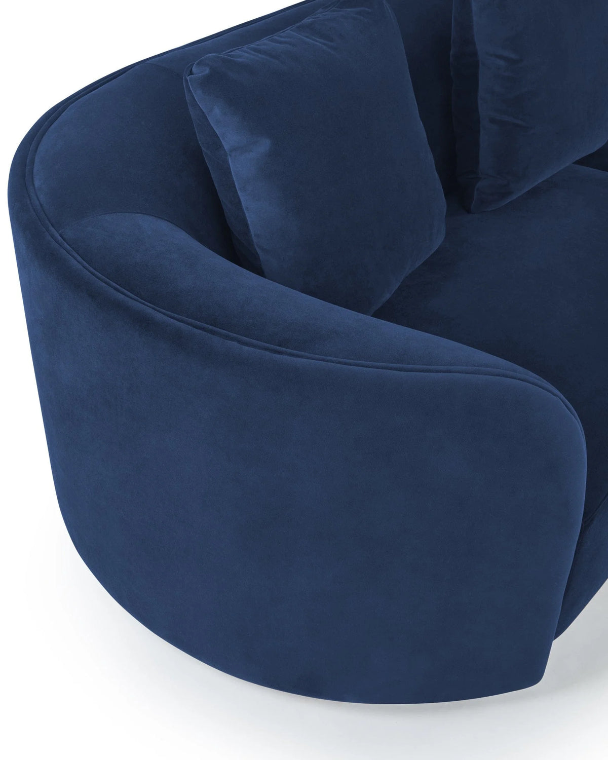 Serein curve™ three-seater sofa | asymmetric form - 3 seaters serpentine sofa-inspired | madorne