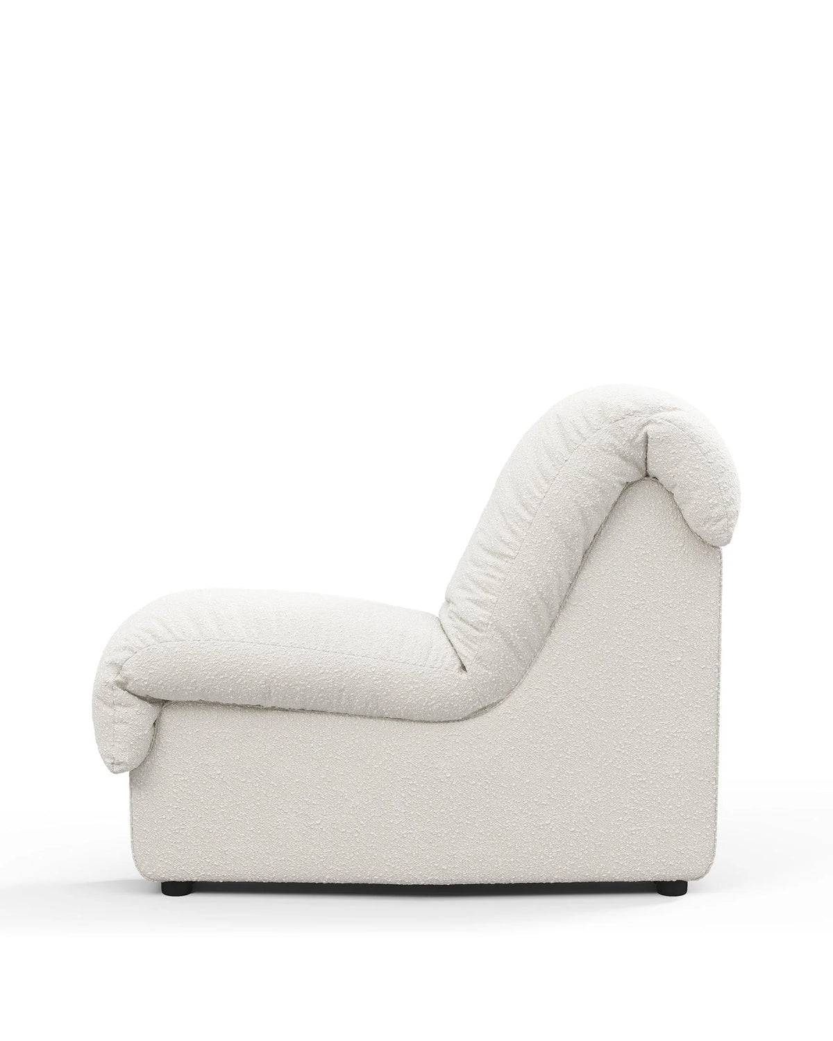 Serpent 72™ right-end module | curved sectional - modules 72 | modular sofa element | madorne