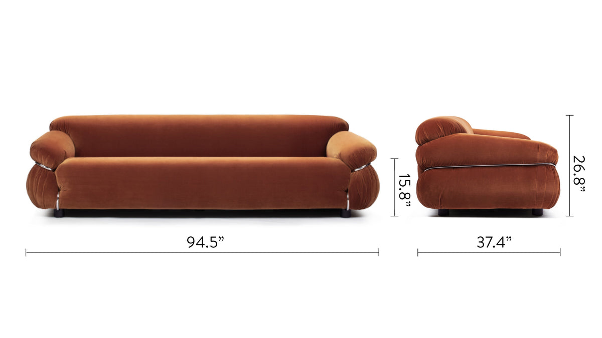 Sesa 70™ three-seater sofa | sculptural upholstery - 3 seaters 70 | seater | madorne