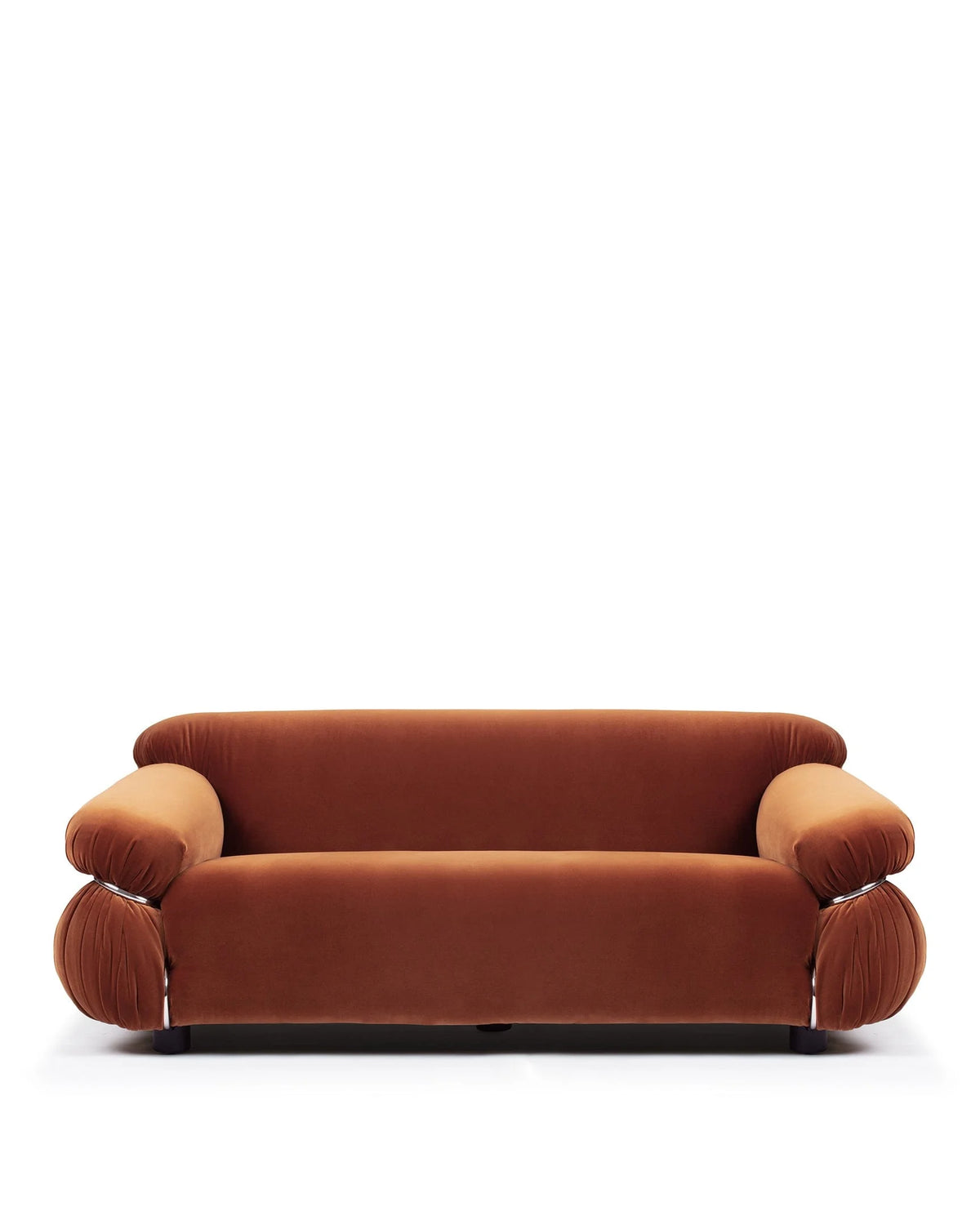 Sesa 70™ two-seater sofa | exposed steel frame - spice velvet - 2 seaters 70 | madorne