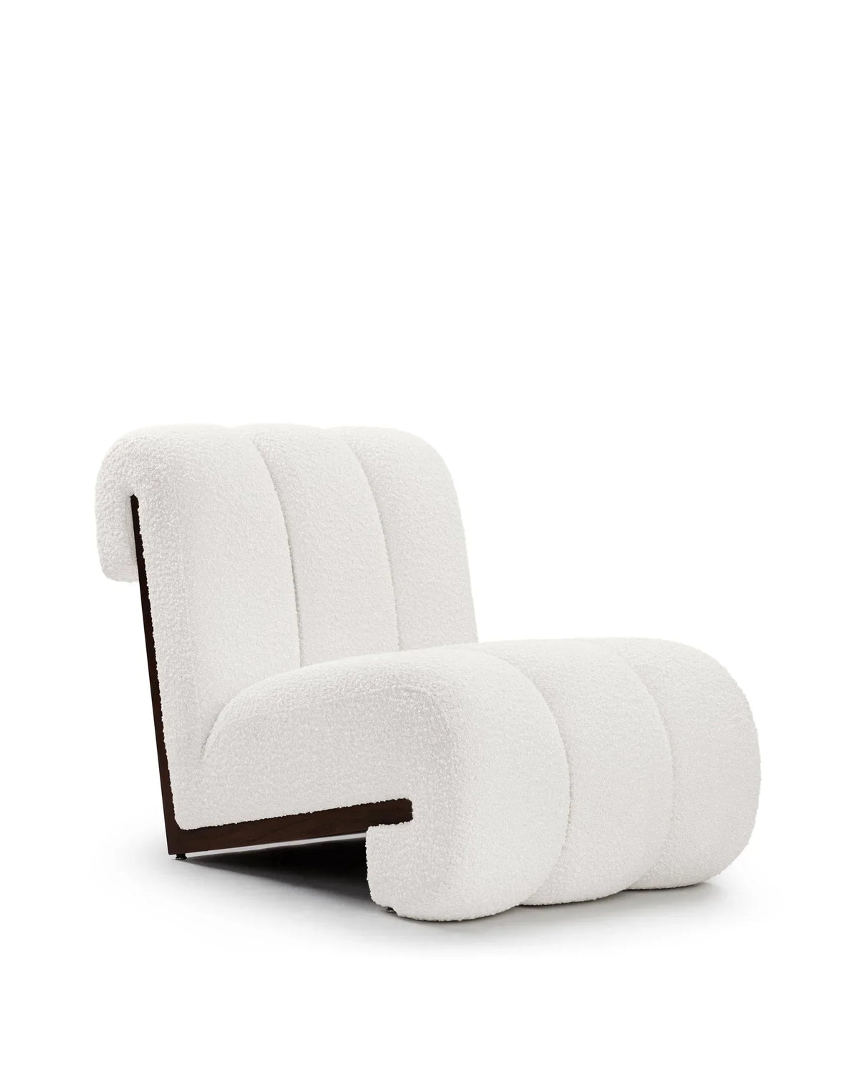 Siena arc™ lounge chair | polyester boucle - chairs arc inspired by toe | madorne