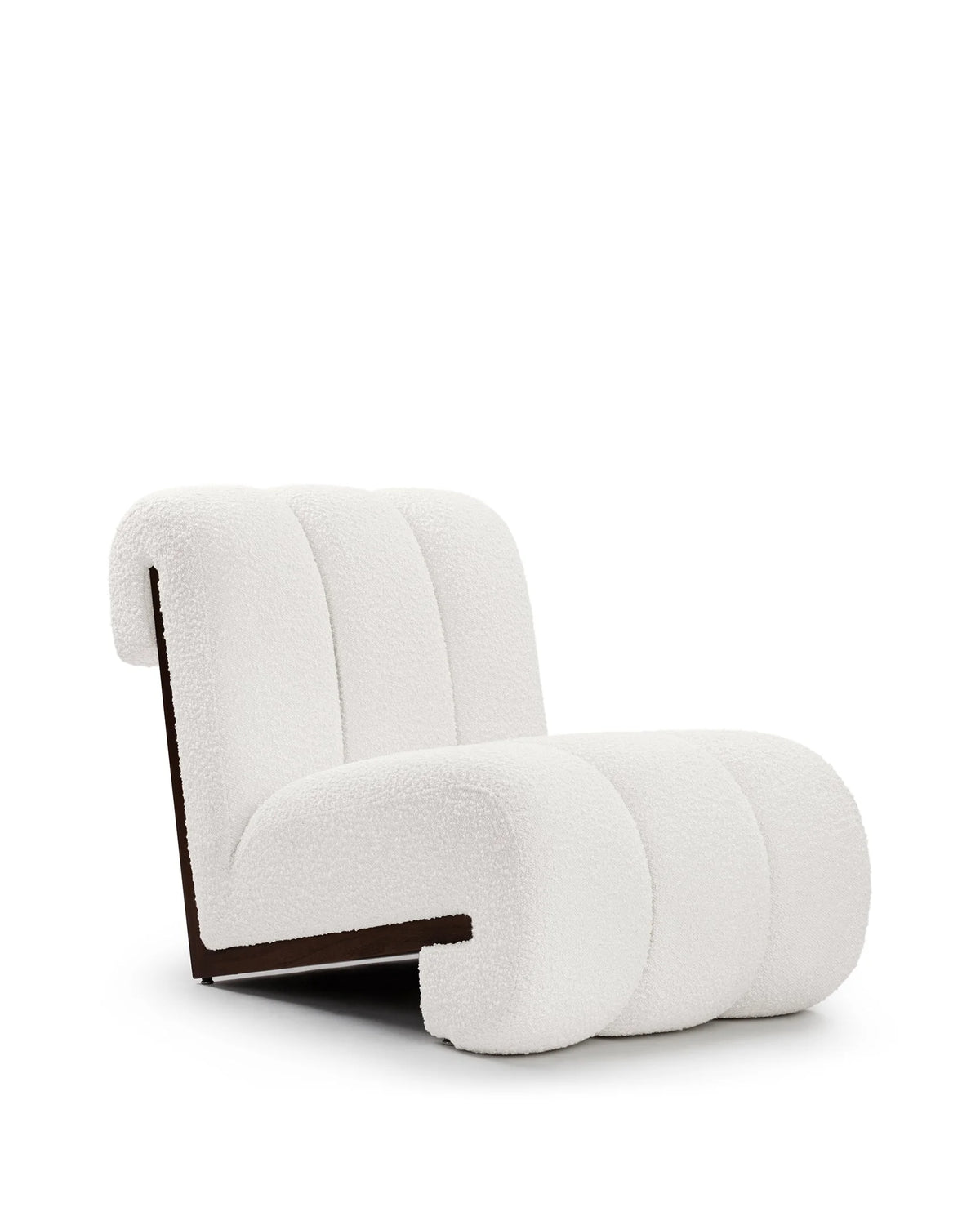Siena arc™ lounge chair | polyester boucle - chairs arc inspired by toe | madorne