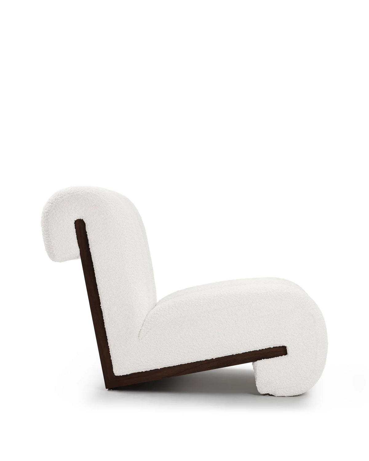 Siena arc™ lounge chair | polyester boucle - chairs arc inspired by toe | madorne