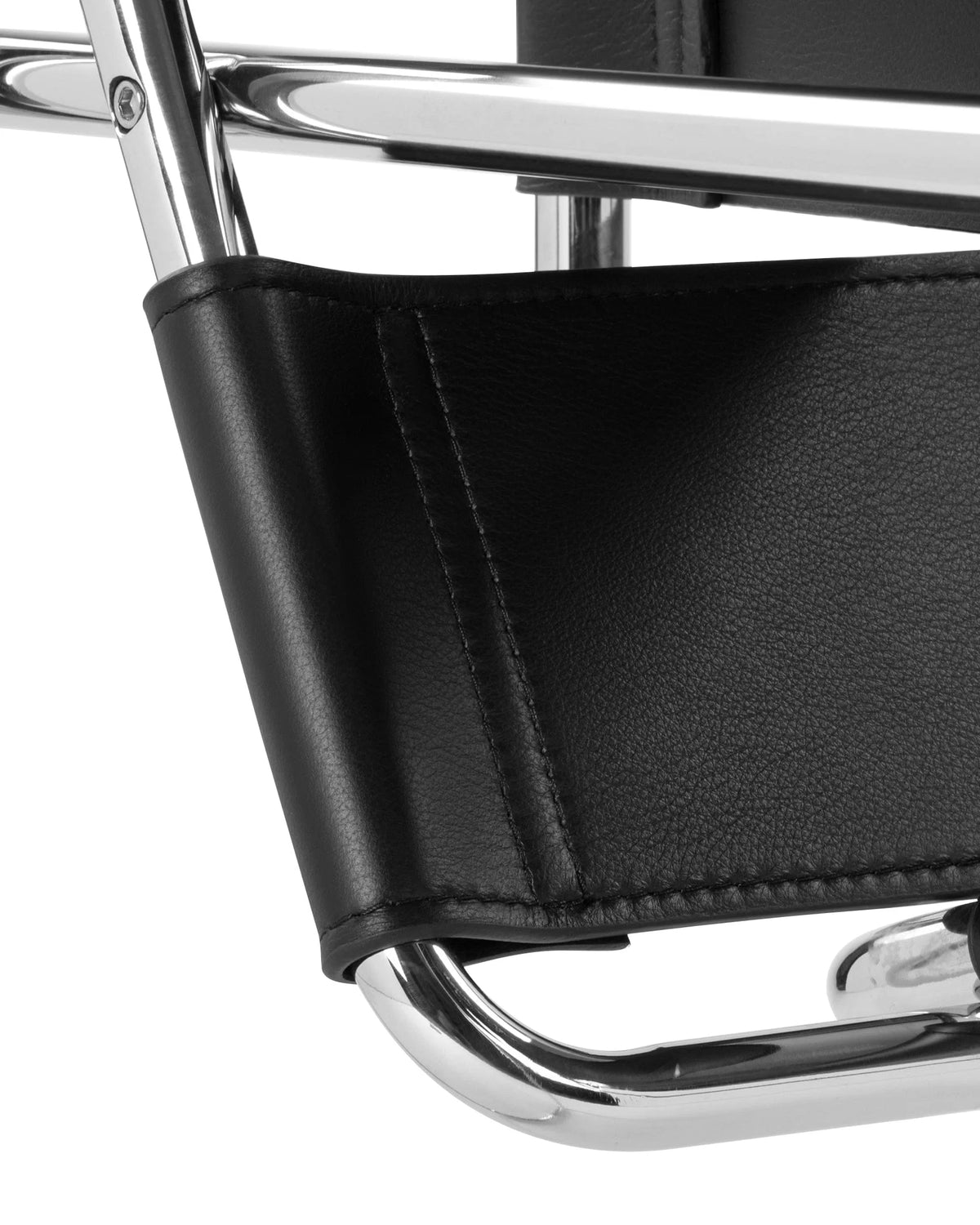 Stana™ chair | midnight black premium leather - dining chairs wassily chair-inspired | madorne