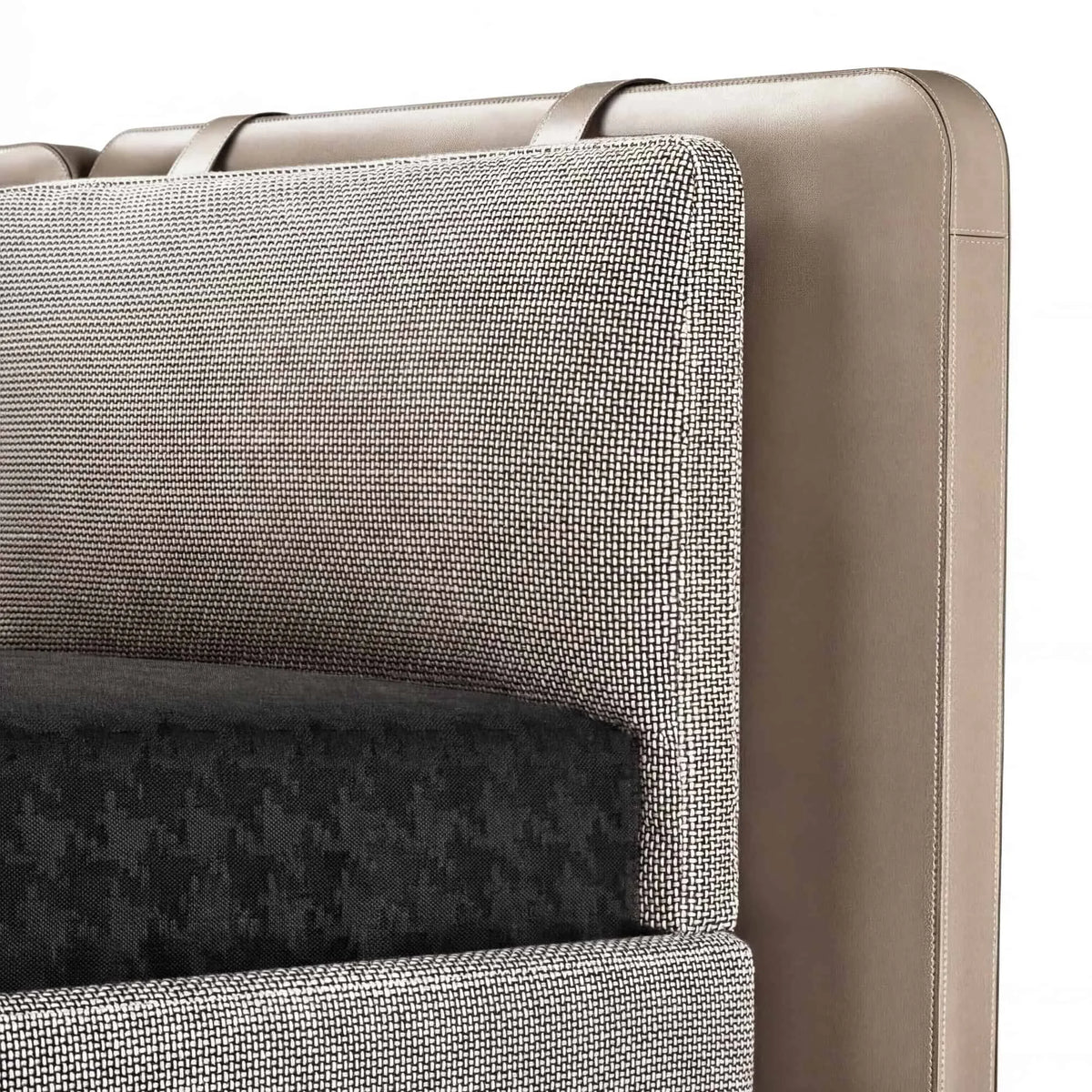 Talin 11 Saddle-Leather Bed Frame – detail view 6