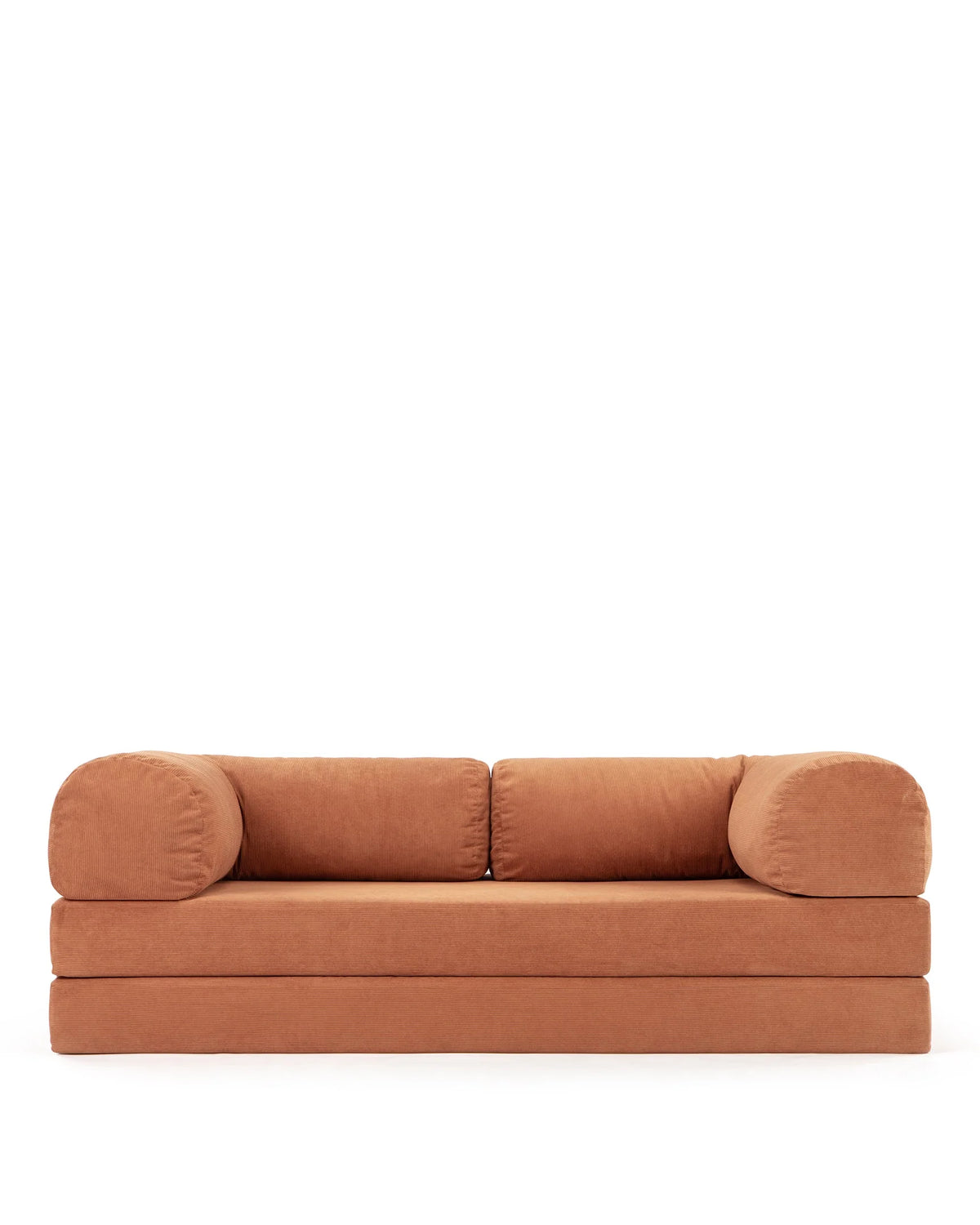 Teda™ sleeper sofa | orange corduroy - sofas teda | modern | madorne