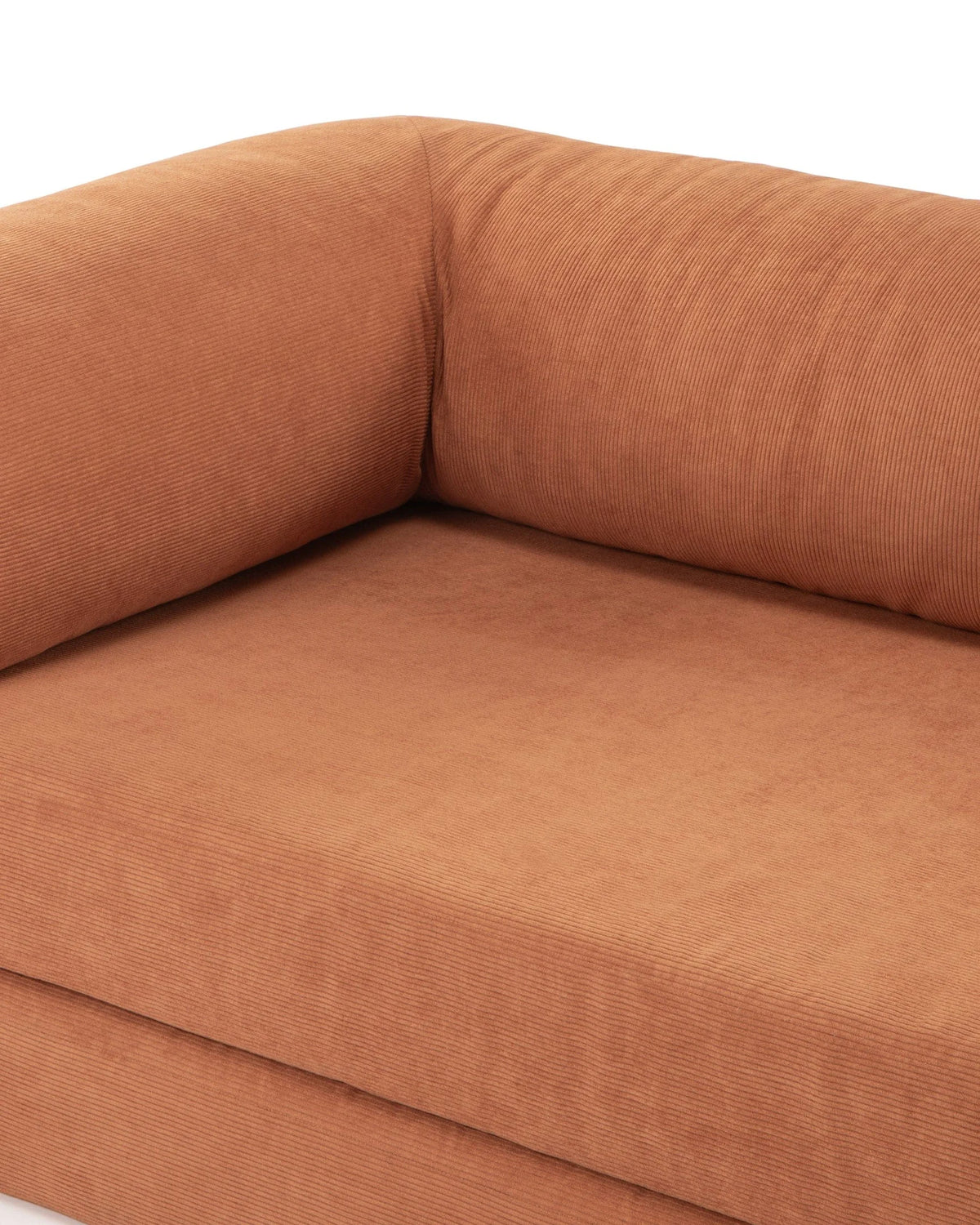 Teda™ sleeper sofa | orange corduroy - sofas teda | modern | madorne
