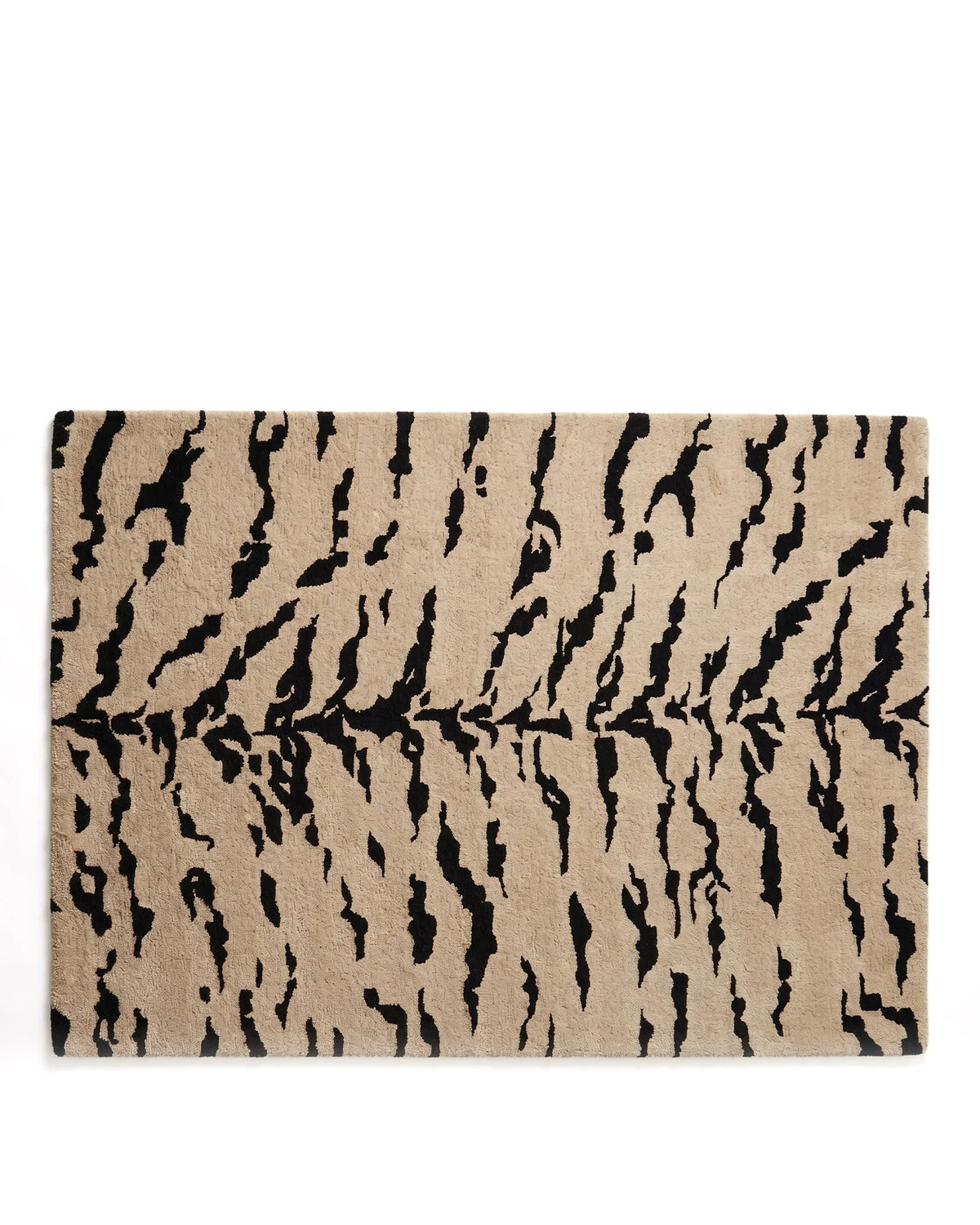 Tigris™ Wool Rug | Sand and Black