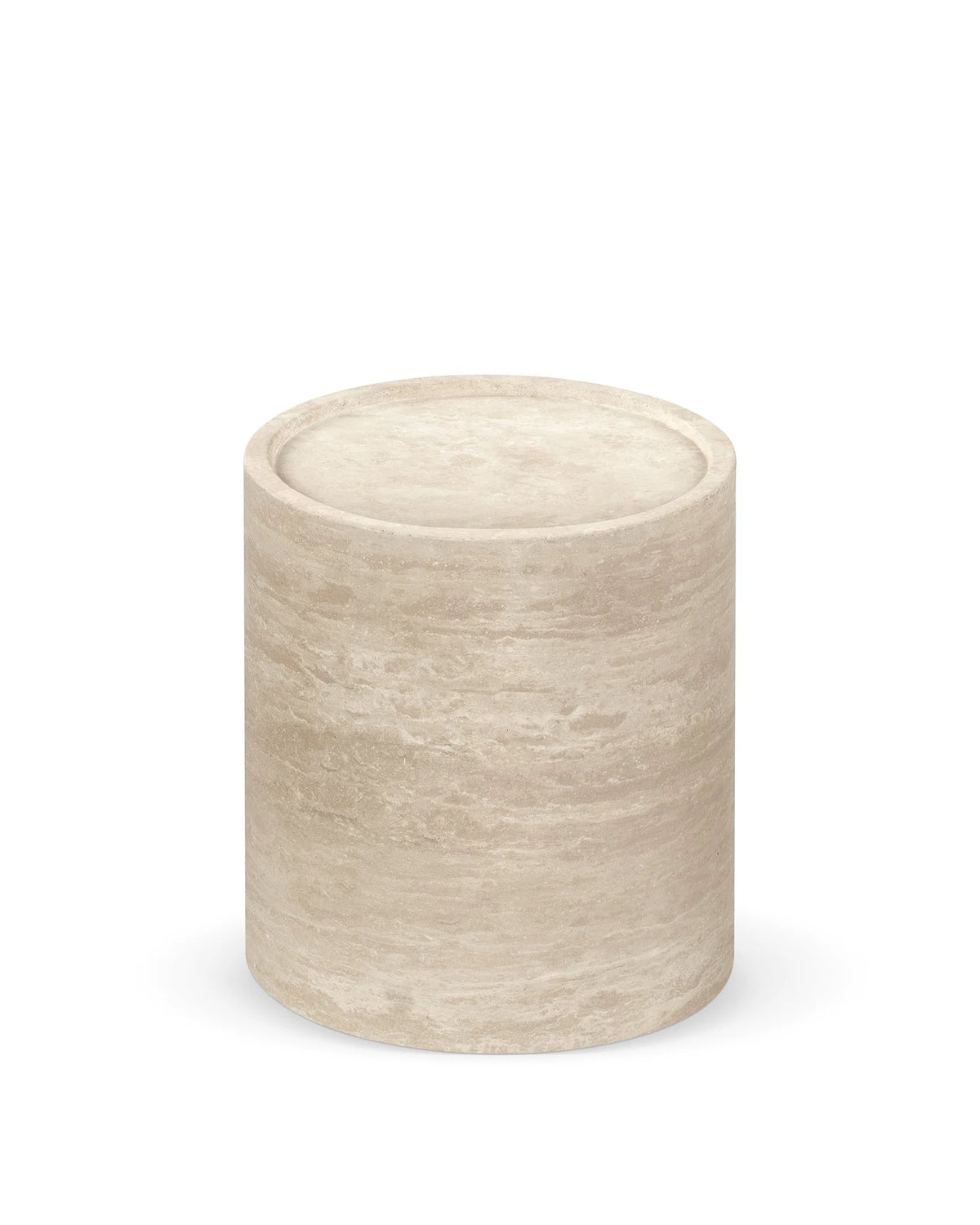 Torena™ side table | travertine - tables torena | modern | madorne
