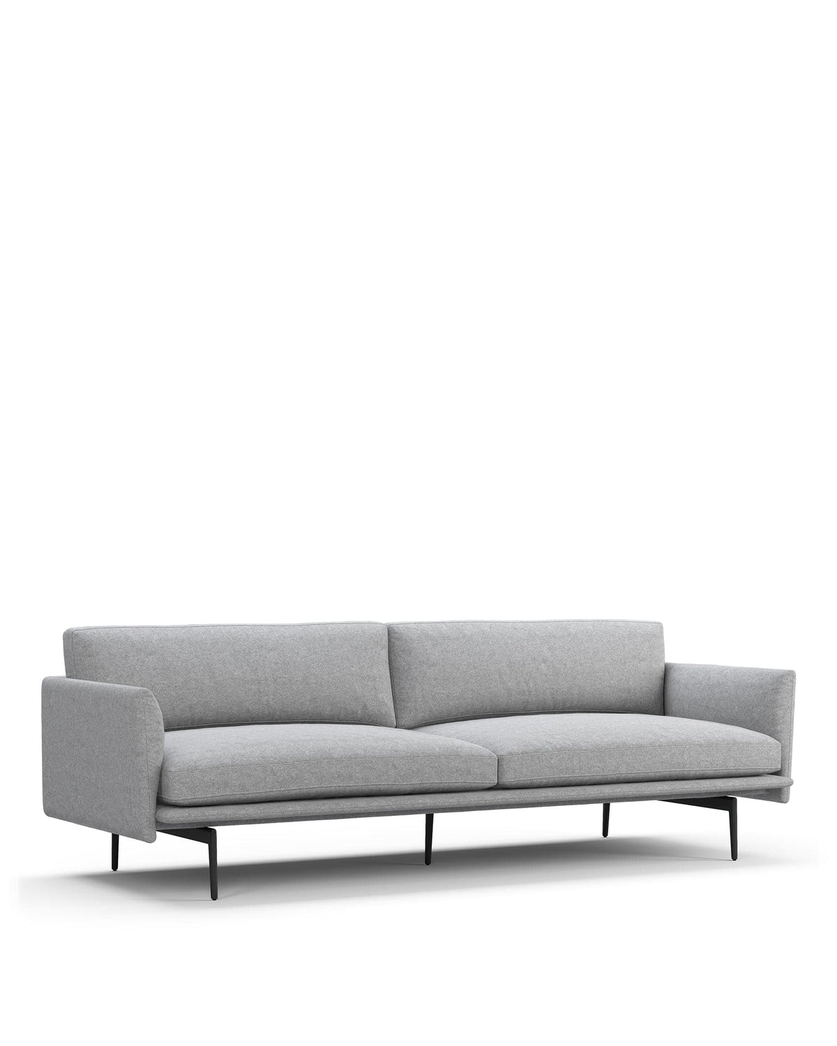 Torika 16™ Three-Seater Sofa | Light Gray Wool