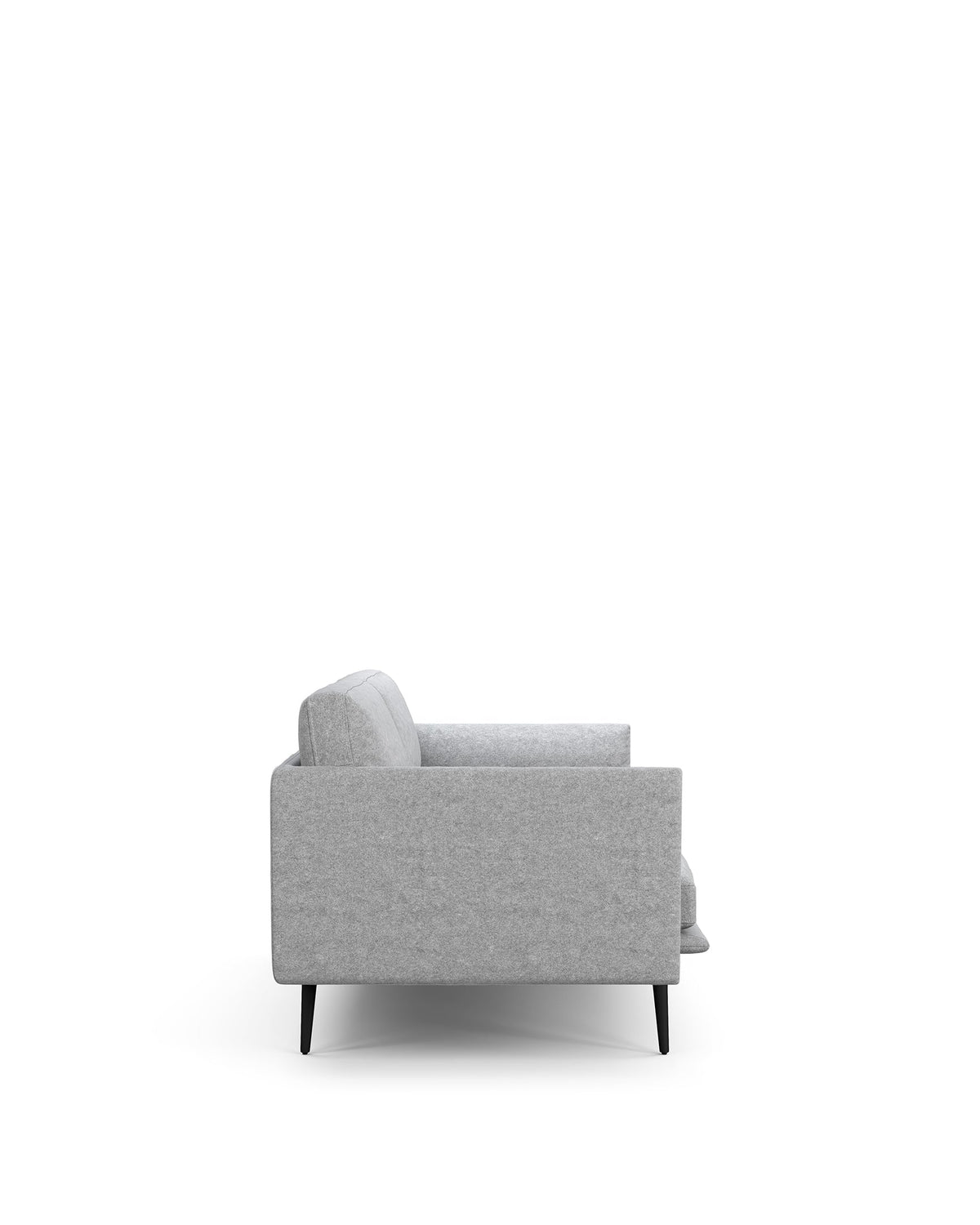 Torika™ two seater sofa | danish cashmere wool - light gray / 2 seaters outline sofa-inspired | madorne