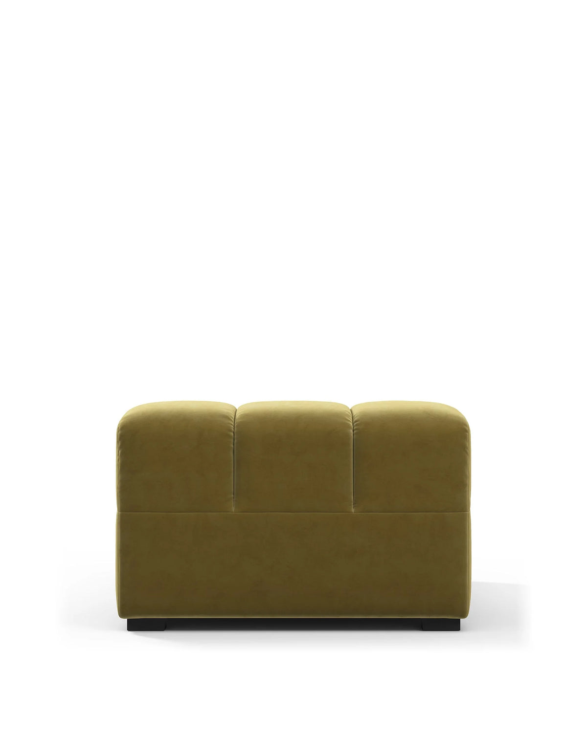 Tuft 05™ armless chaise | channel tufting - modules 05 | designer modular sofa element | madorne