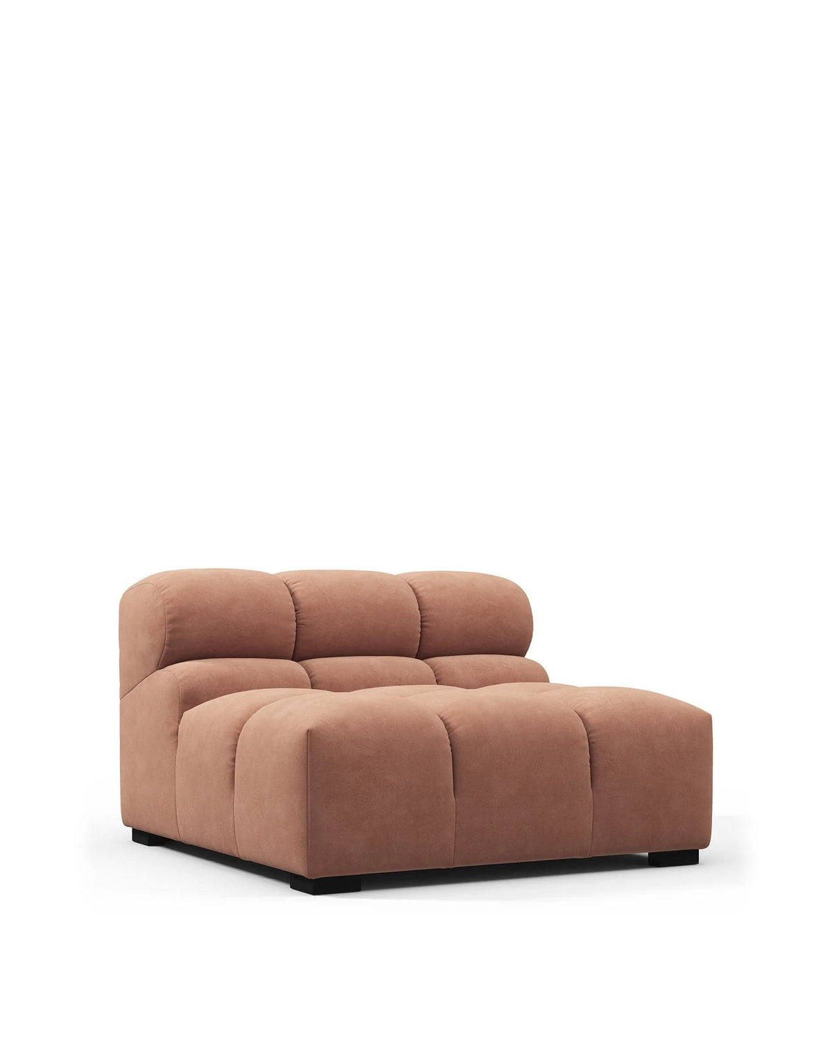 Tuft 05™ armless module | channel tufting - modules 05 | designer modular sofa element | madorne