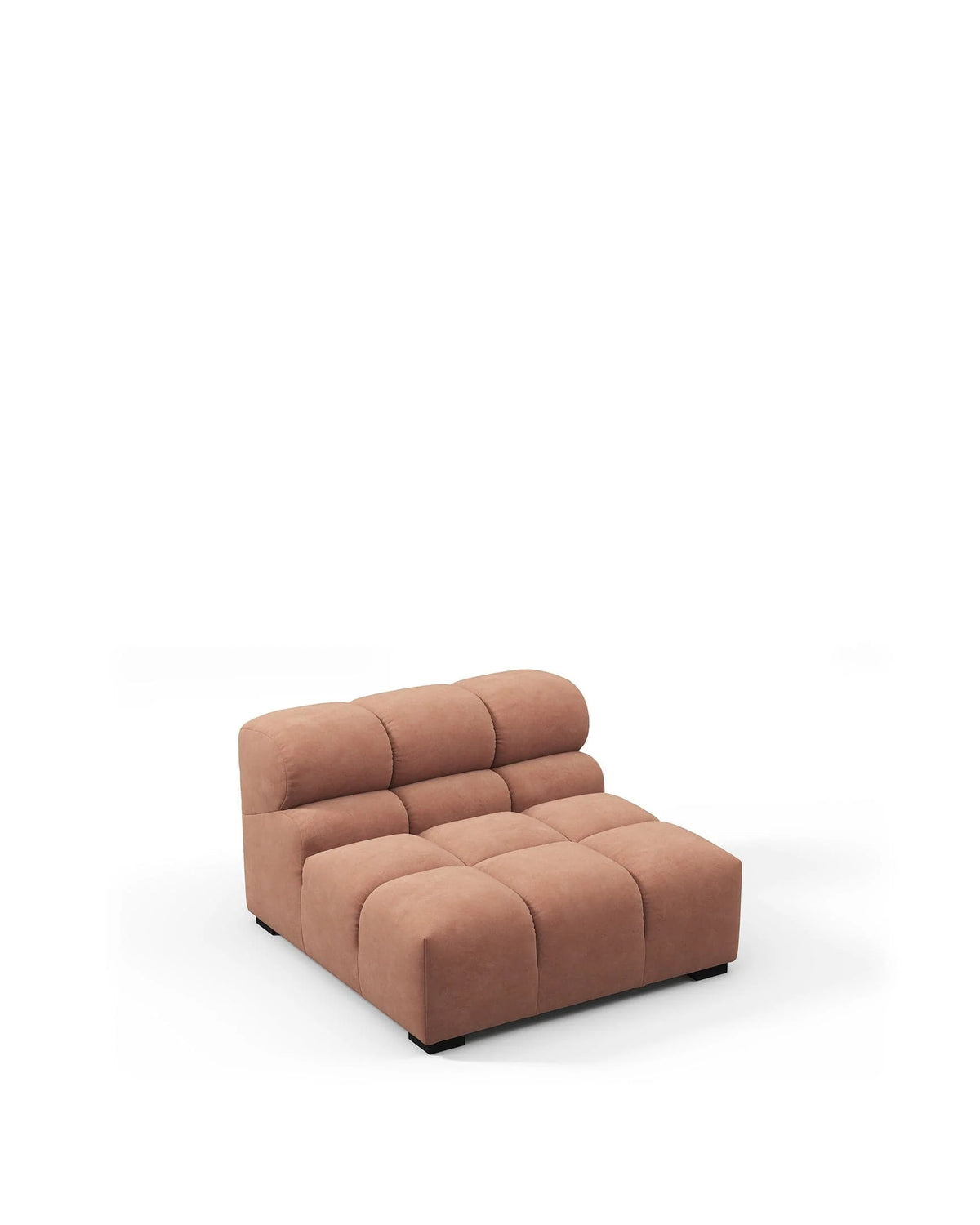 Tuft 05™ armless module | channel tufting - modules 05 | designer modular sofa element | madorne
