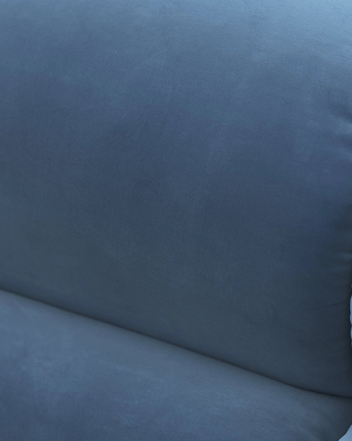 Tuft 05™ left chaise module | channel tufting - aegean blue velvet / modules 05 | modular sofa element | madorne