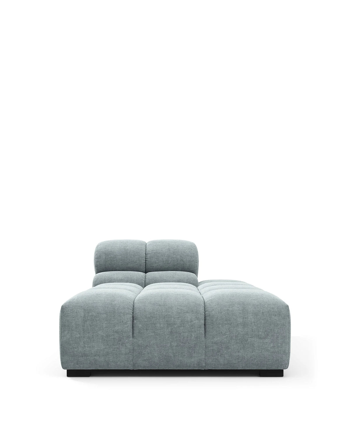 Tuft 05™ module right chaise armless | cerulean chenille - modules 05 | designer modular sofa...
